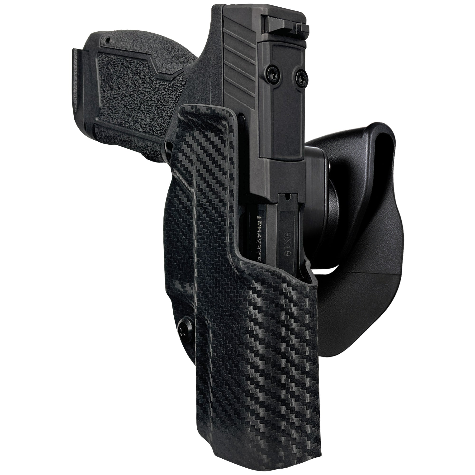 OWB Quick Release Paddle Holster in Carbon Fiber