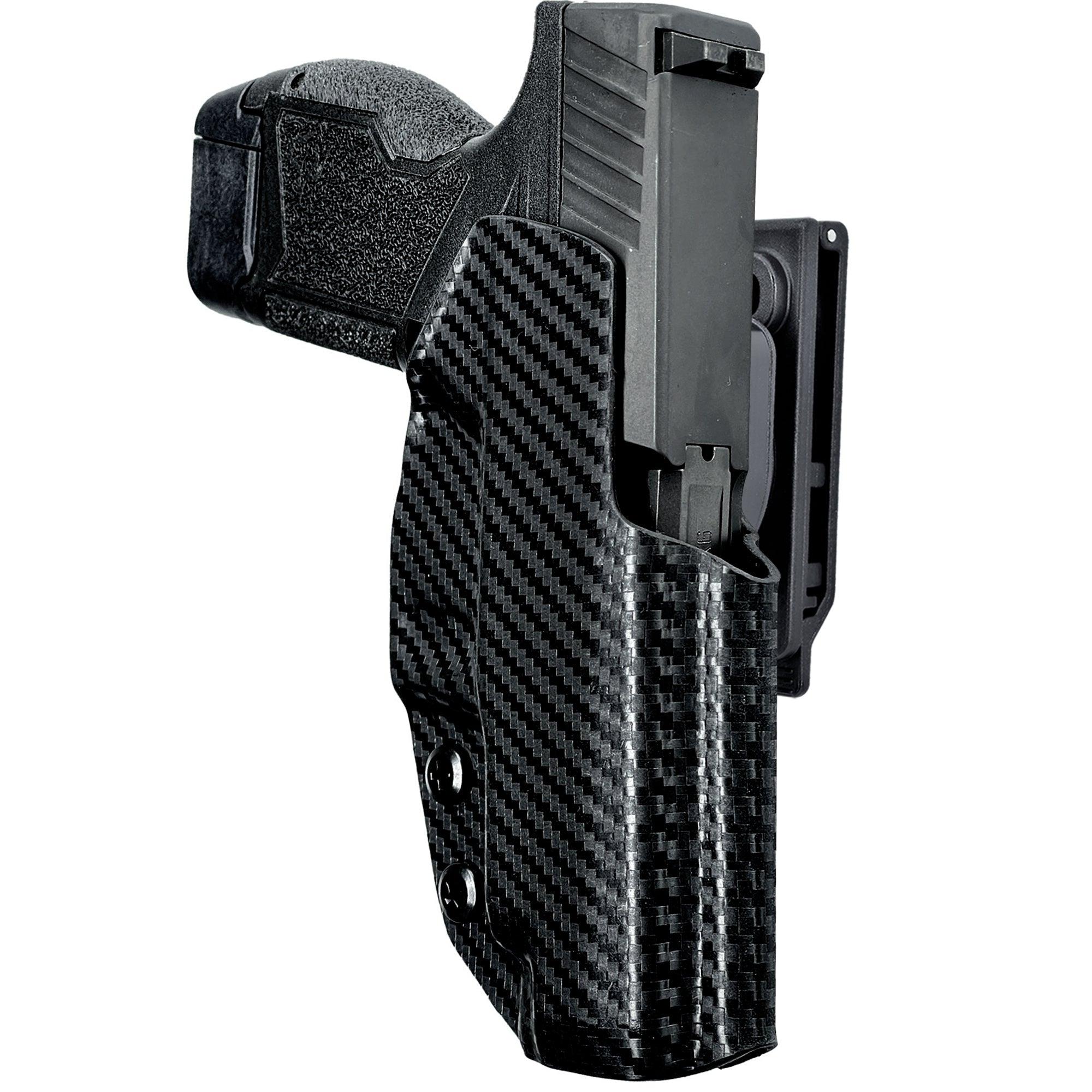 OWB Quick Release IDPA Holster in Carbon Fiber