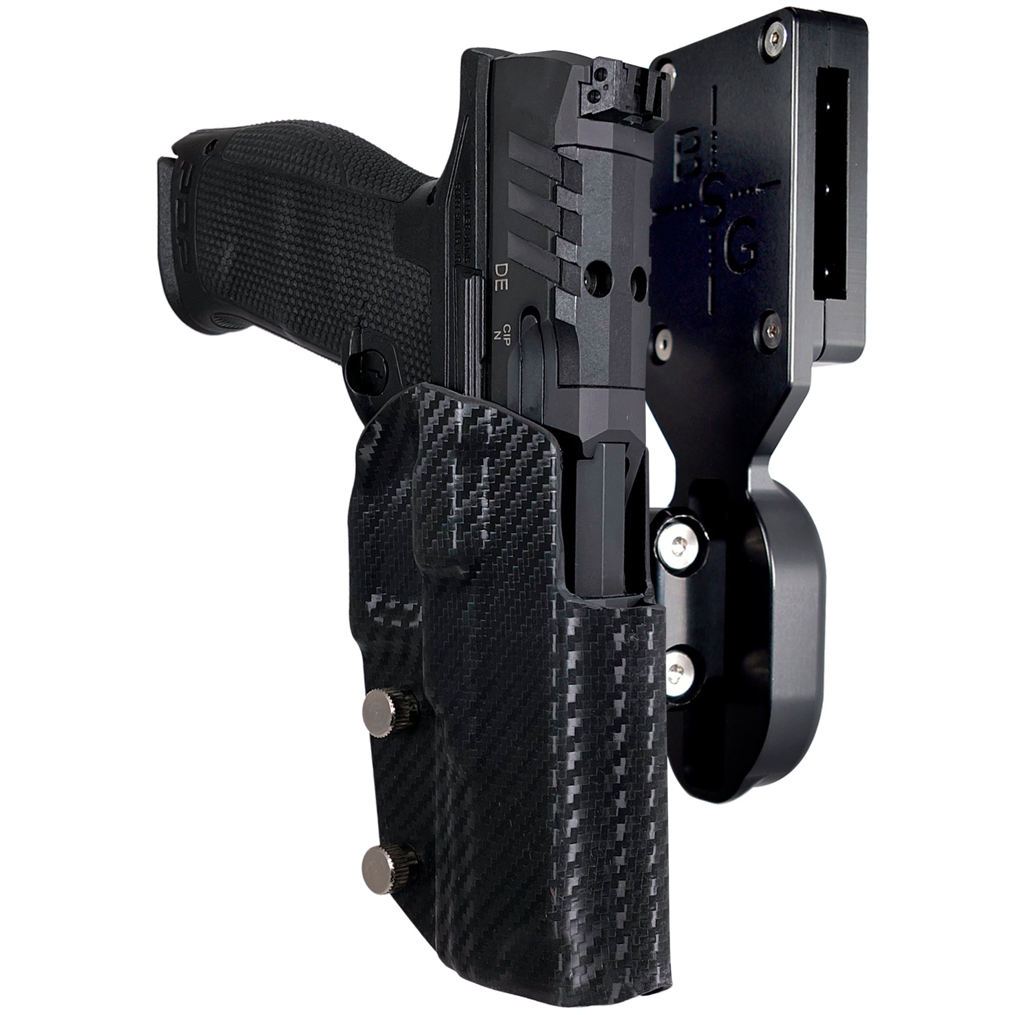 Walther PDP 5'' Pro Ball Joint Competition Holster in Carbon Fiber