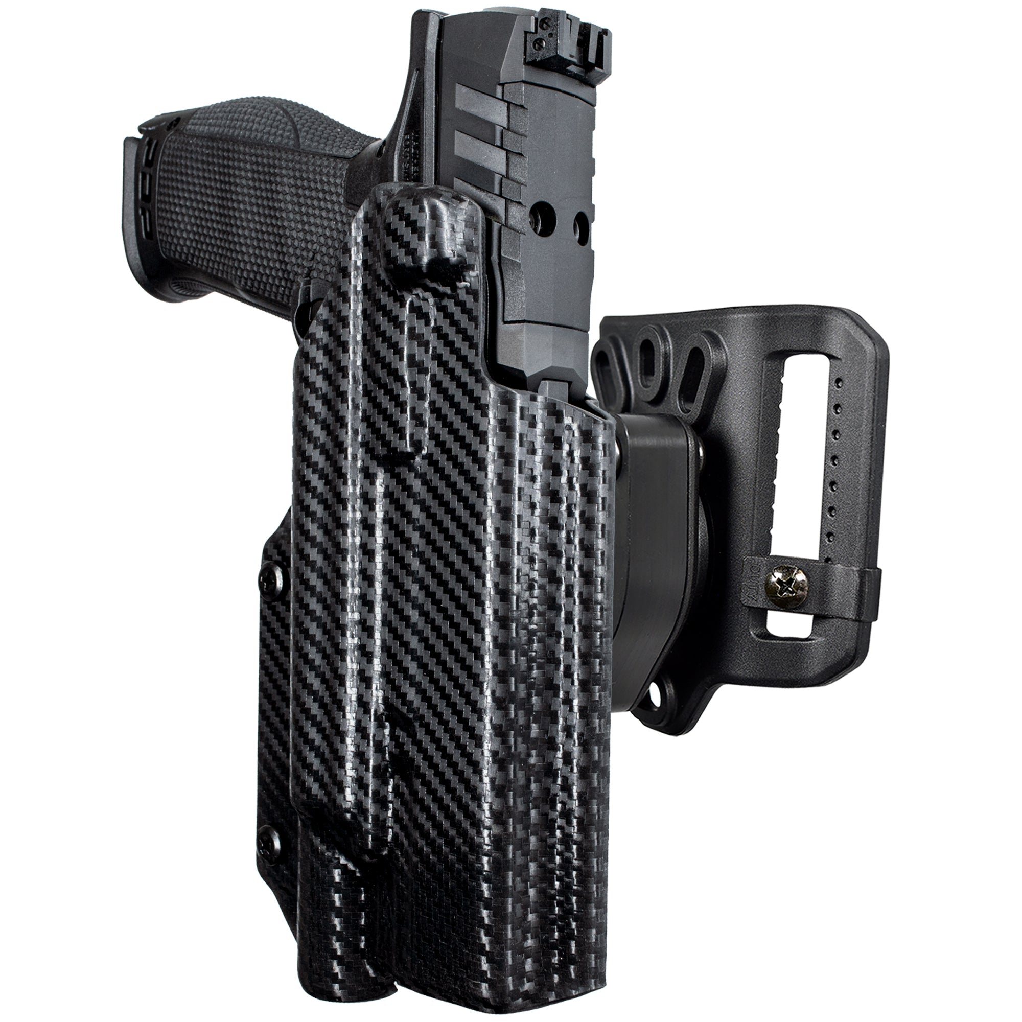 Quick Release Belt Loop Holster in Carbon Fiber