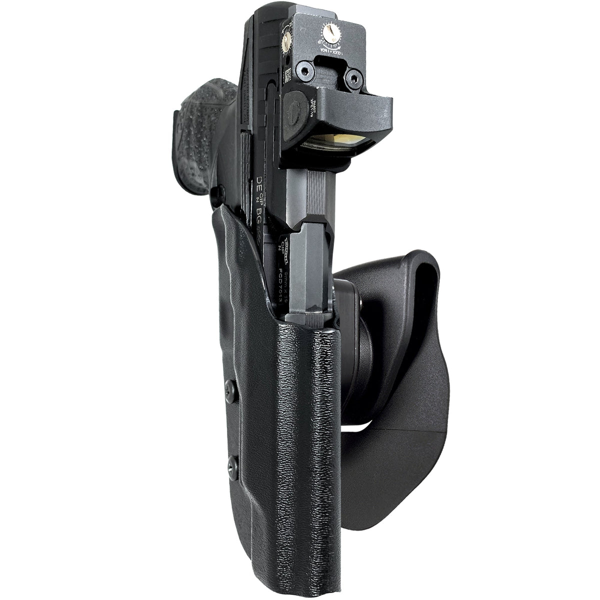 OWB Quick Release Paddle Holster for Walther Q5 Match Polymer Frame