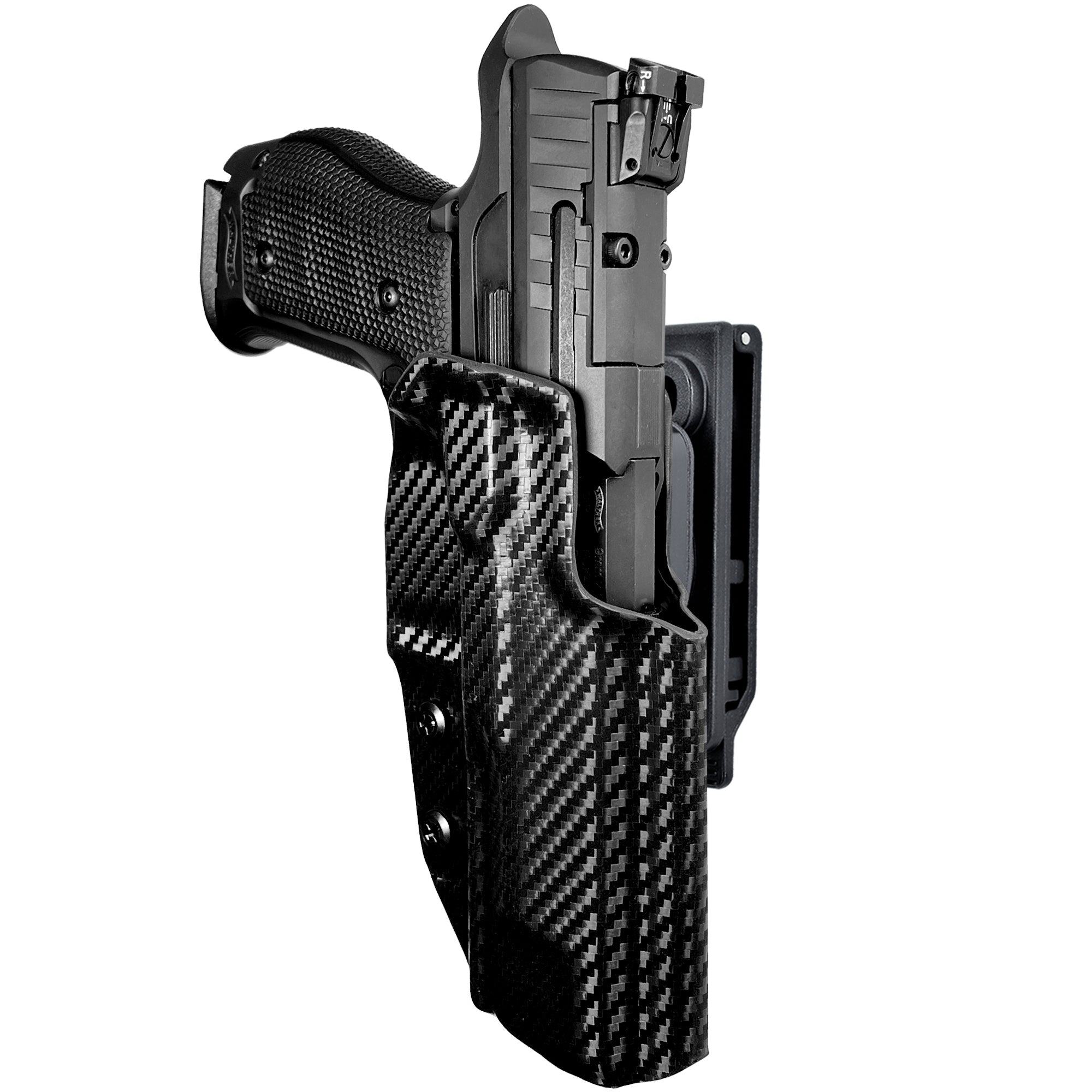 OWB Quick Release IDPA Holster in Carbon Fiber