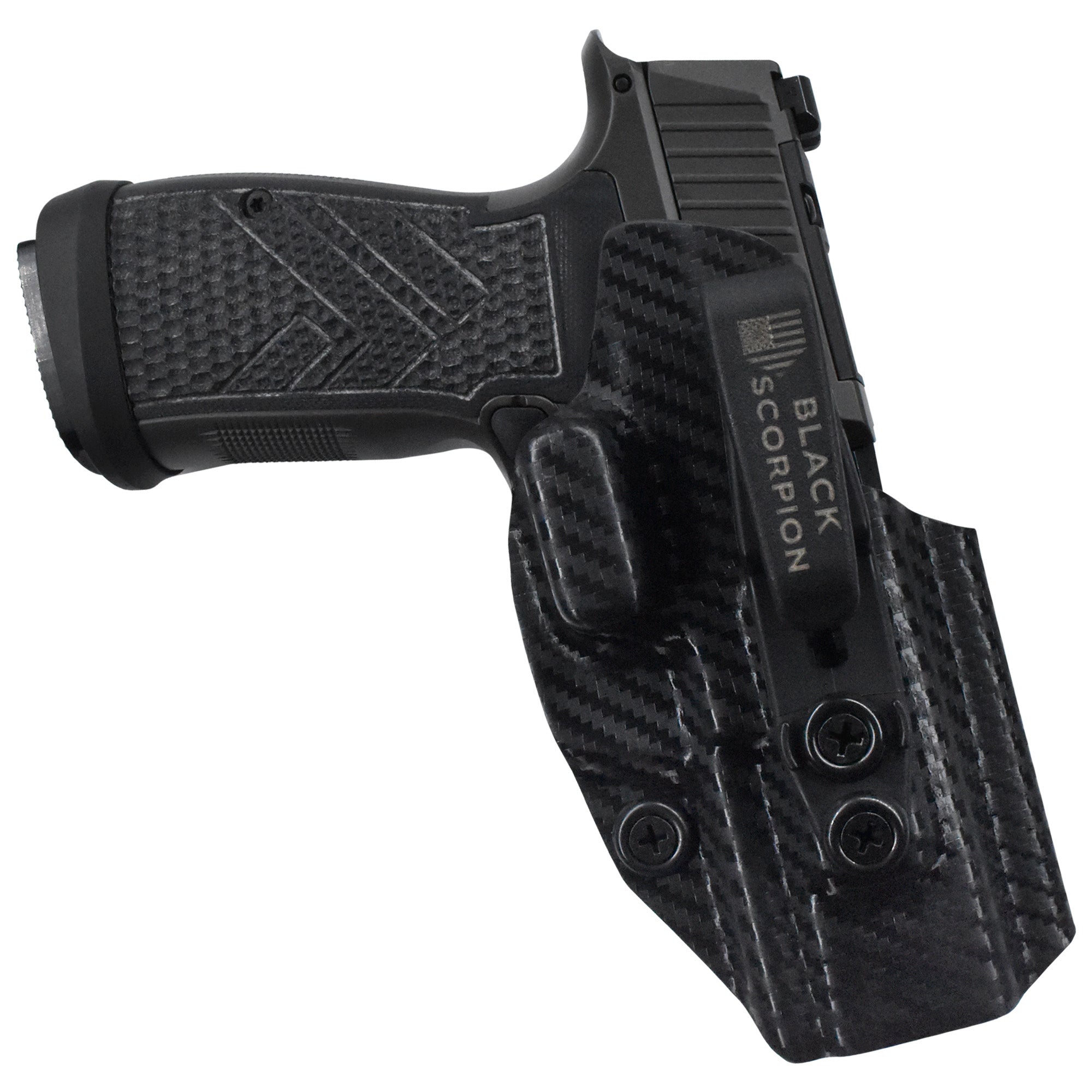 Sig Sauer P365 AXG Legion IWB Belt Wing Tuckable Holster in Carbon Fiber - 1