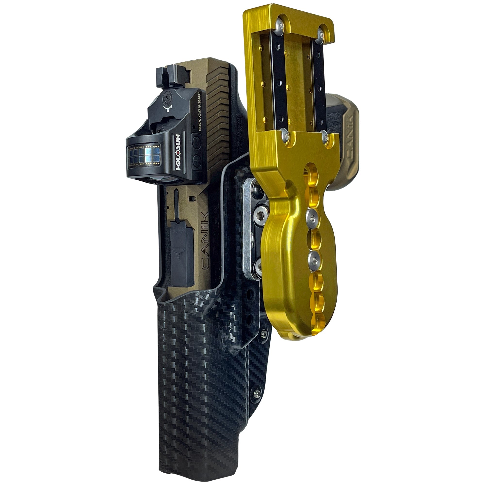Canik TTI Combat 24K Gold Pro Ball Joint Competition Holster