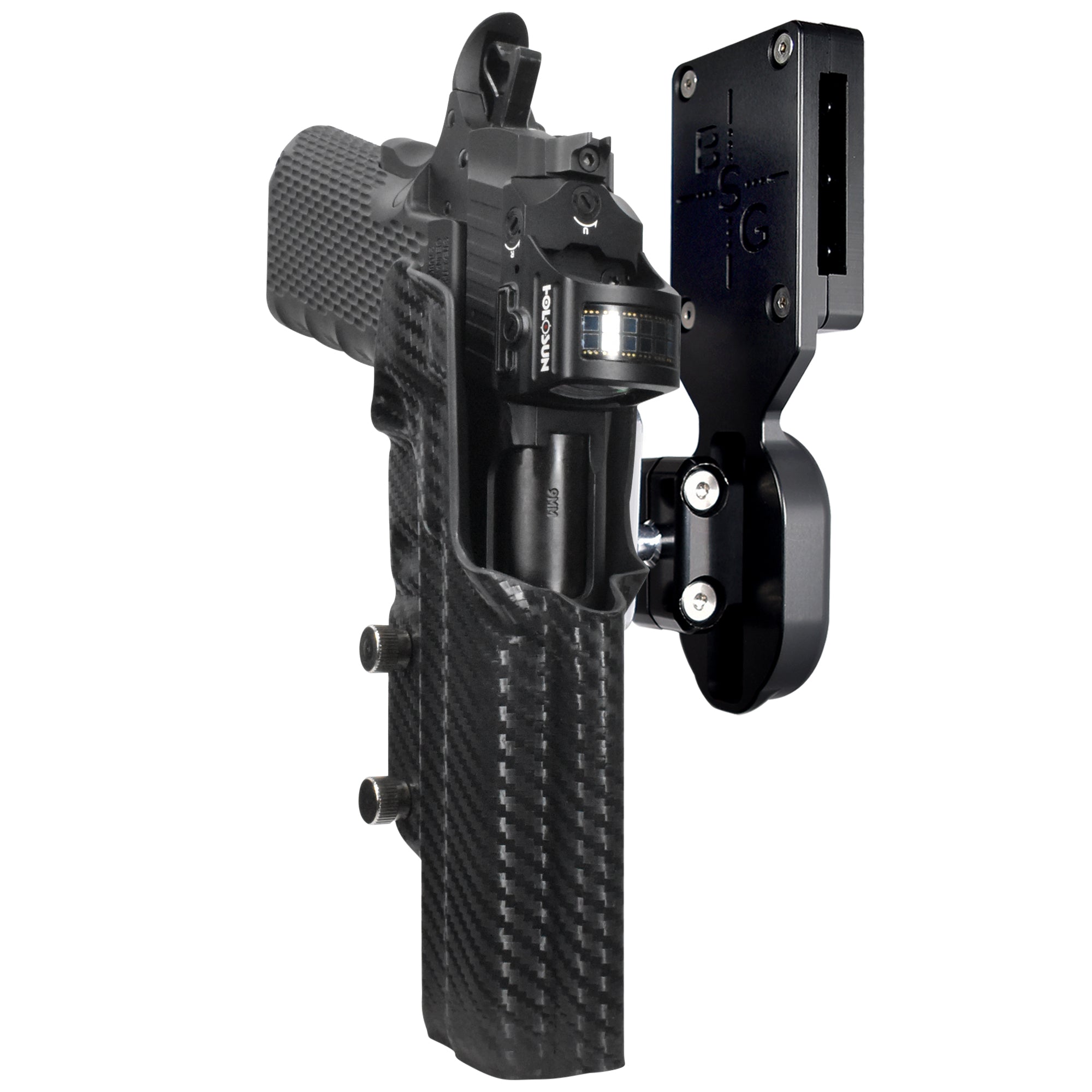 Stealth Arms 1911 Platypus Pro Ball Joint Competition Holster in Carbon Fiber