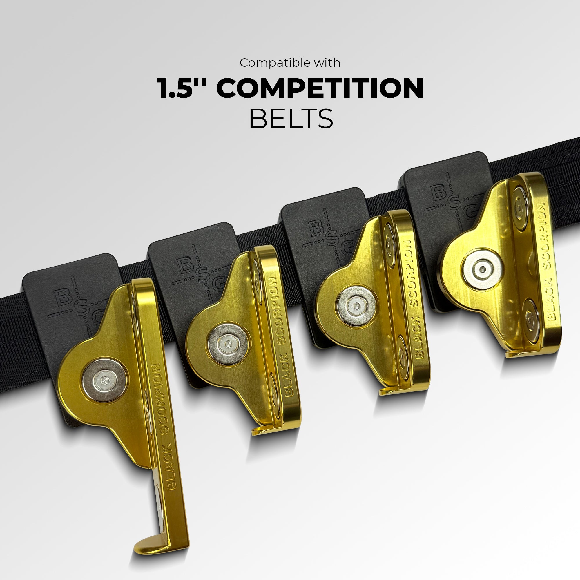 Quad Magnet 2011 PCC Universal Magazine Carrier, 1.5 inch Belt Mount