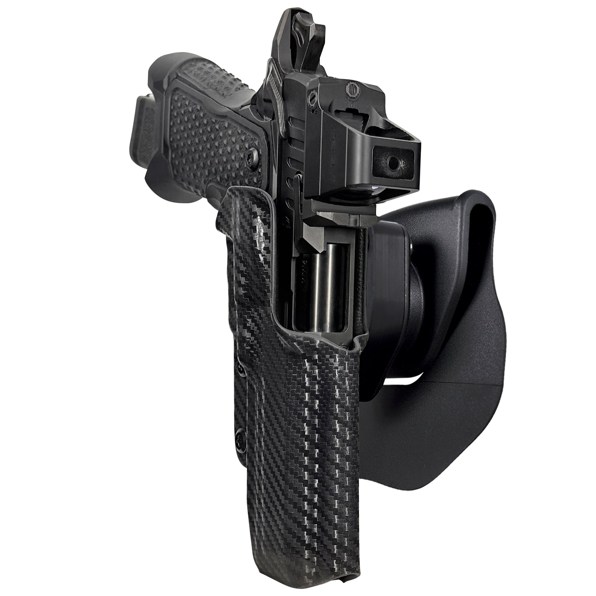 OA Defense 2311 Pro Elite OWB Quick Release Paddle Holster in Carbon Fiber