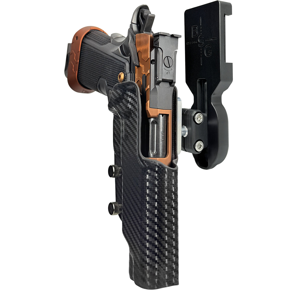 Kimber 2K11 Tapered Trigger Guard Pro Ball Joint Competition Holster in Carbon Fiber