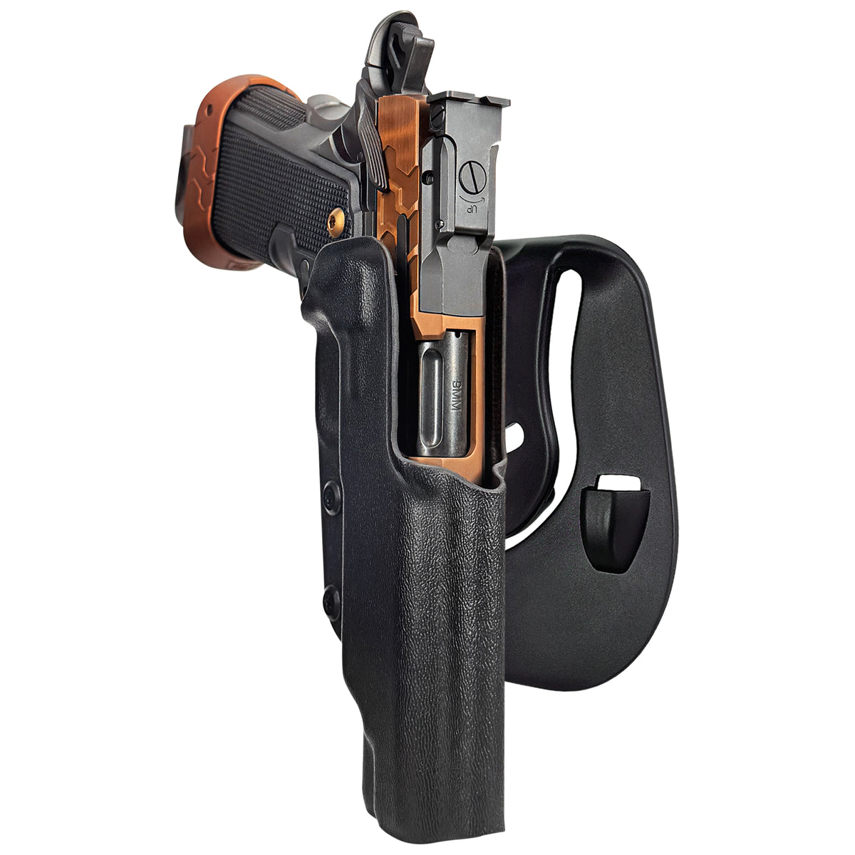 Kimber 2K11 Tapered Trigger Guard OWB Paddle Holster in Black