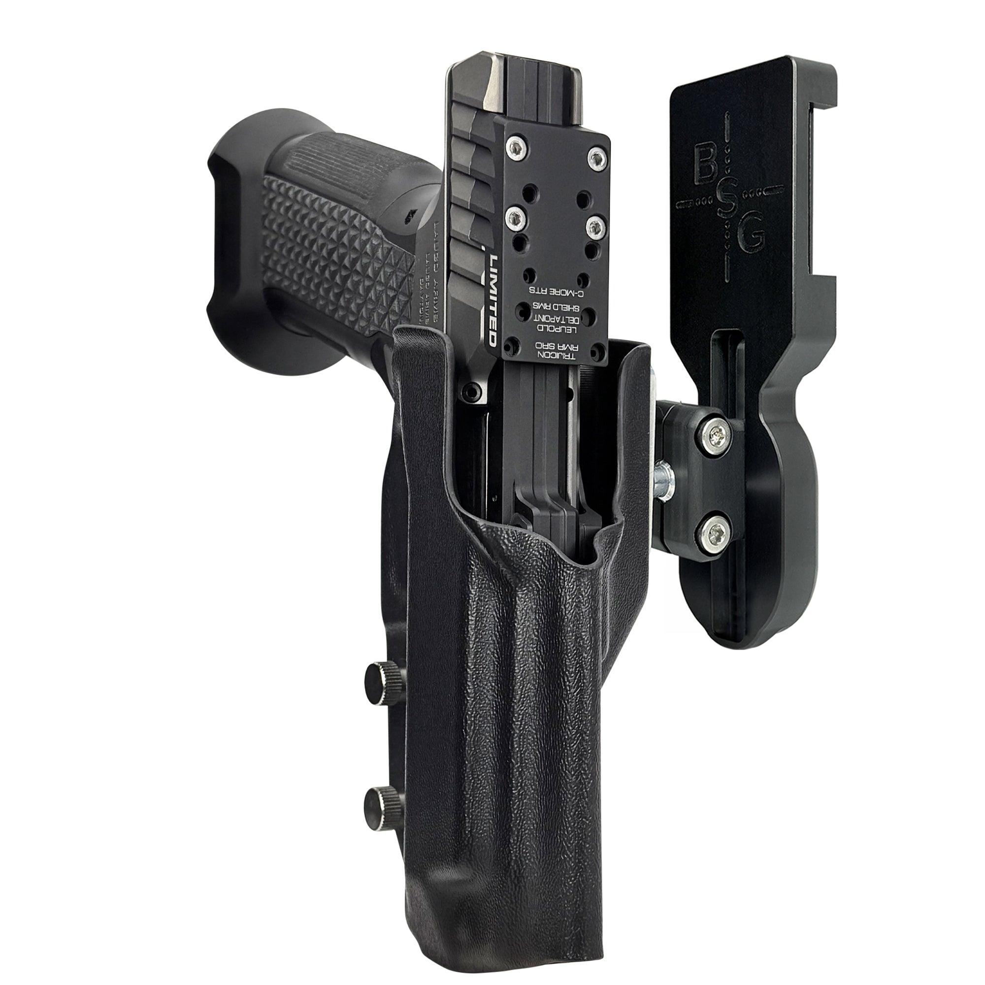 Laugo Arms Alien Creator Limited Optics Pro Ball Joint Competition Holster in Black