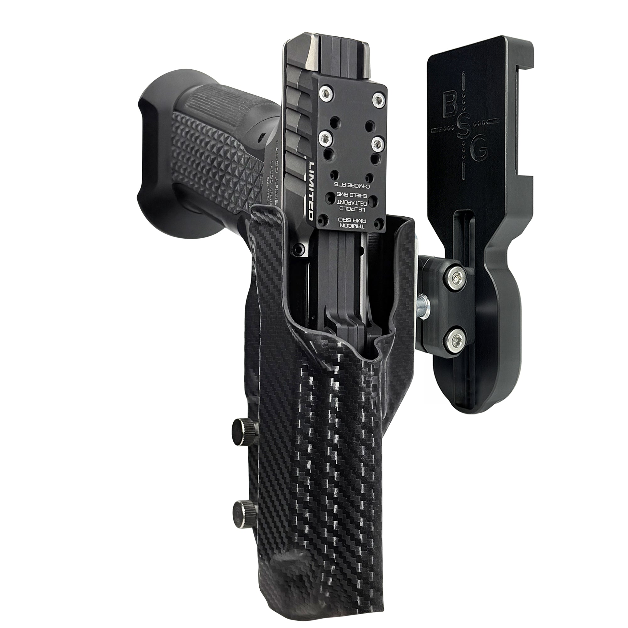 Laugo Arms Alien Creator Limited Optics Pro Ball Joint Competition Holster in Black