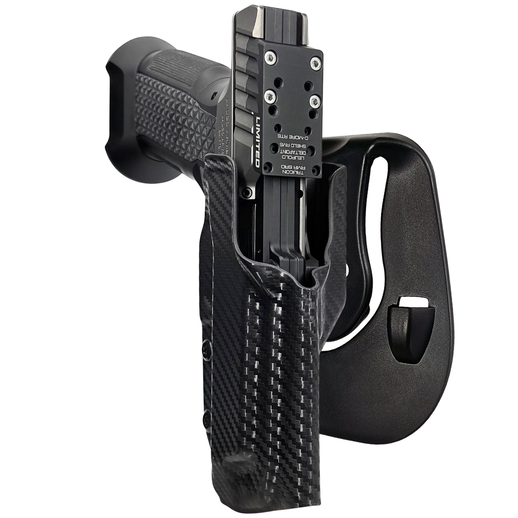 Laugo Arms Alien Creator Limited Optics OWB Paddle Holster in Black