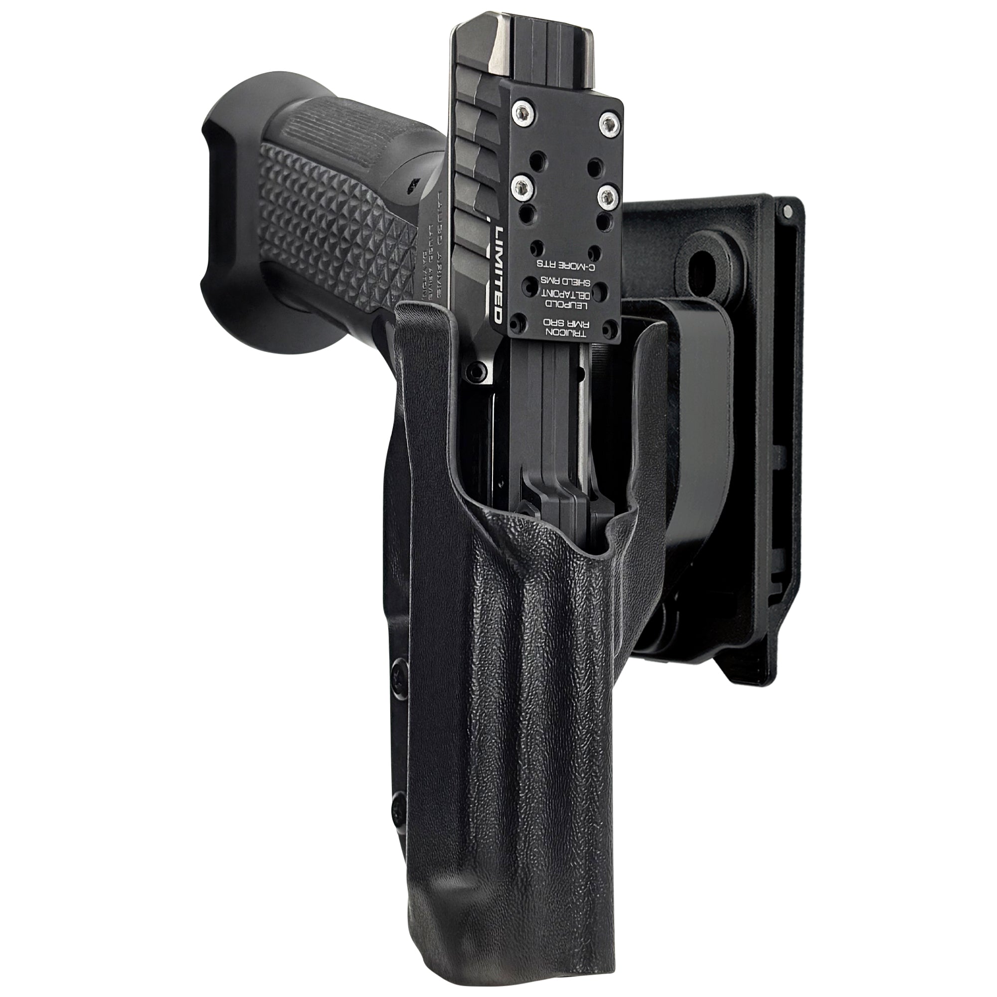 Laugo Arms Alien Creator Limited Optics Quick Release IDPA Holster in Black