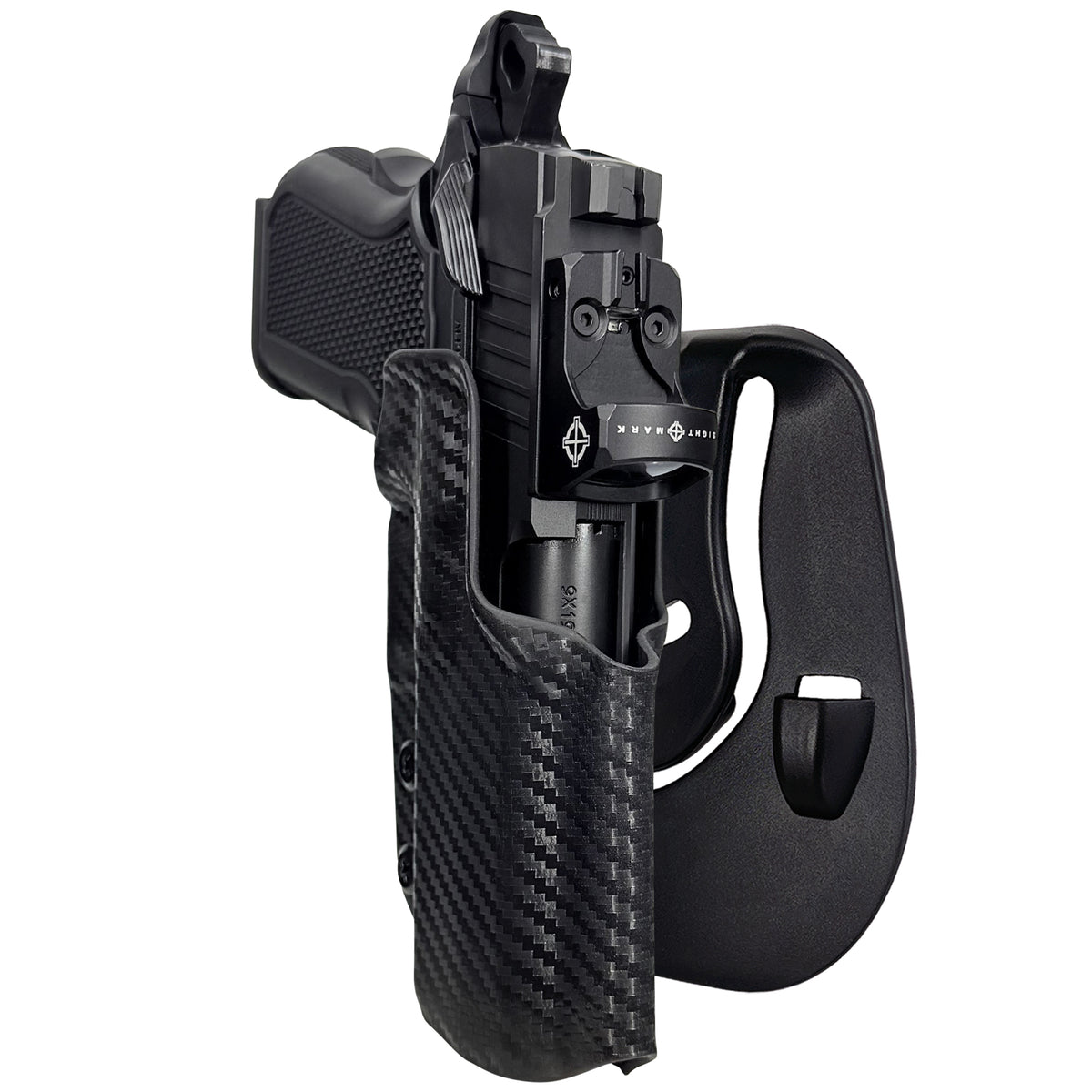 Alpha Foxtrot Attila OWB Paddle Holster in Carbon Fiber