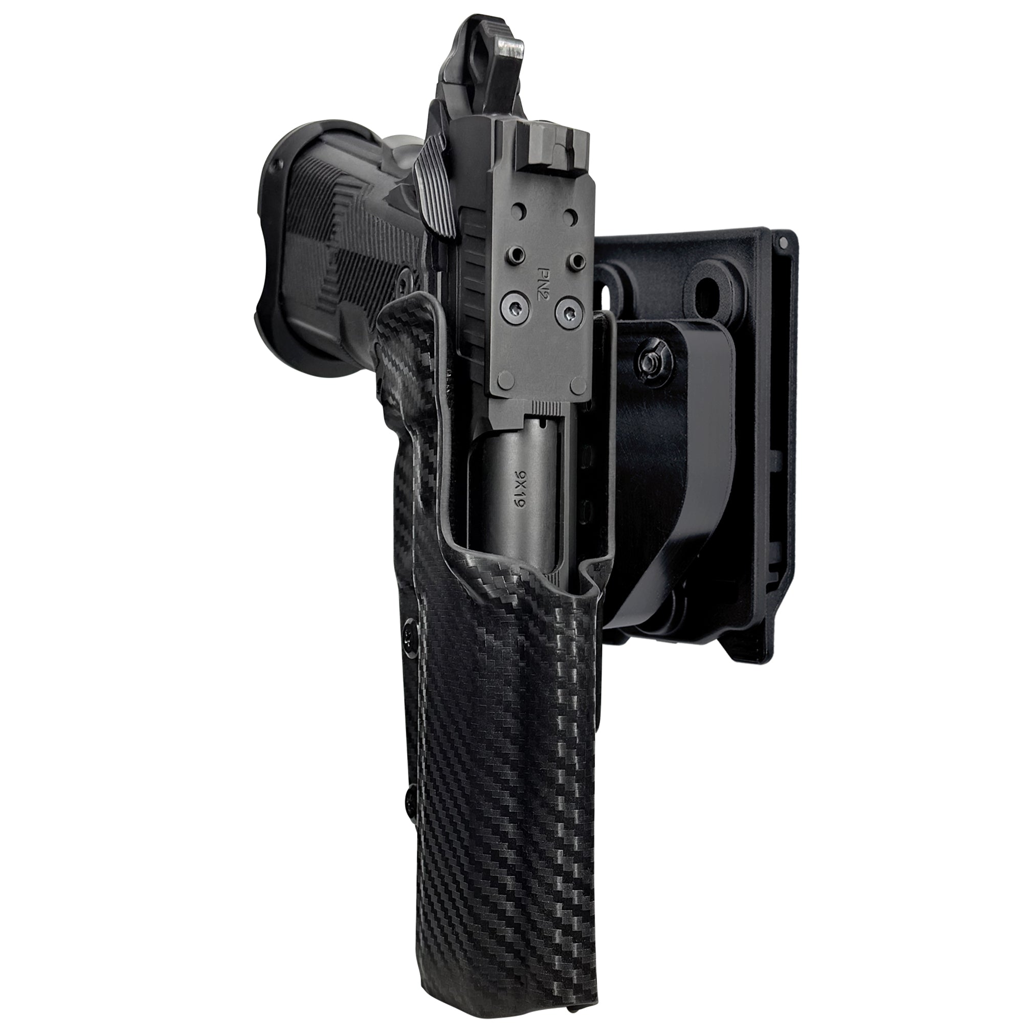 AF Romulus 4.25'' Comp Quick Release IDPA Holster in Carbon Fiber