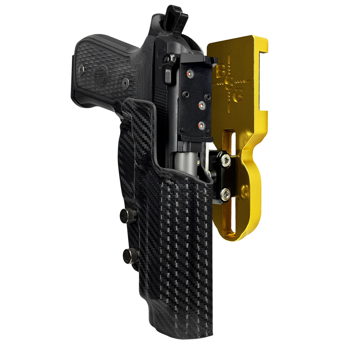 Beretta 92G Elite LTT 24K Gold Pro Ball Joint Competition Holster