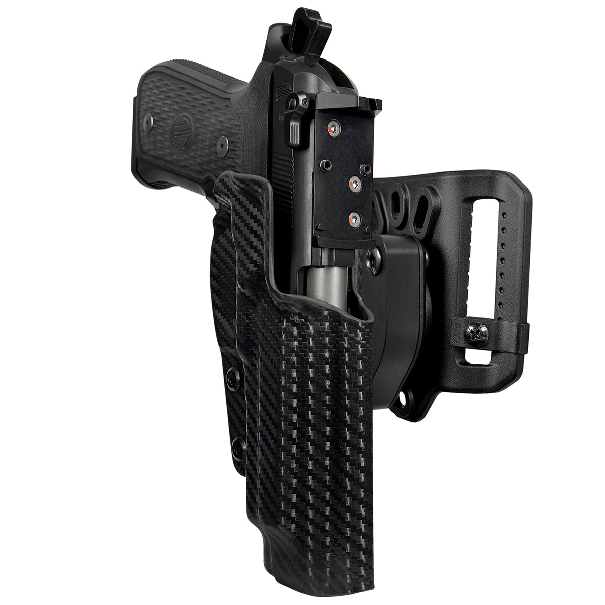 Beretta 92G Elite LTT Quick Release Belt Loop Holster in Carbon Fiber