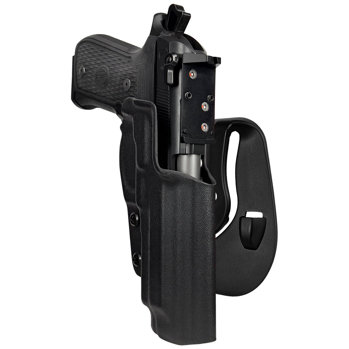 Beretta 92G Elite LTT OWB Paddle Holster in Black