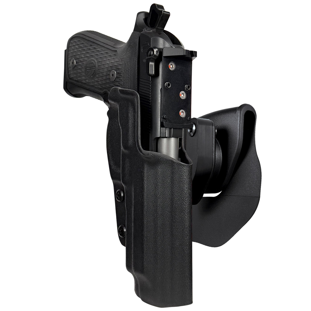 Beretta 92G Elite LTT OWB Quick Release Paddle Holster in Black