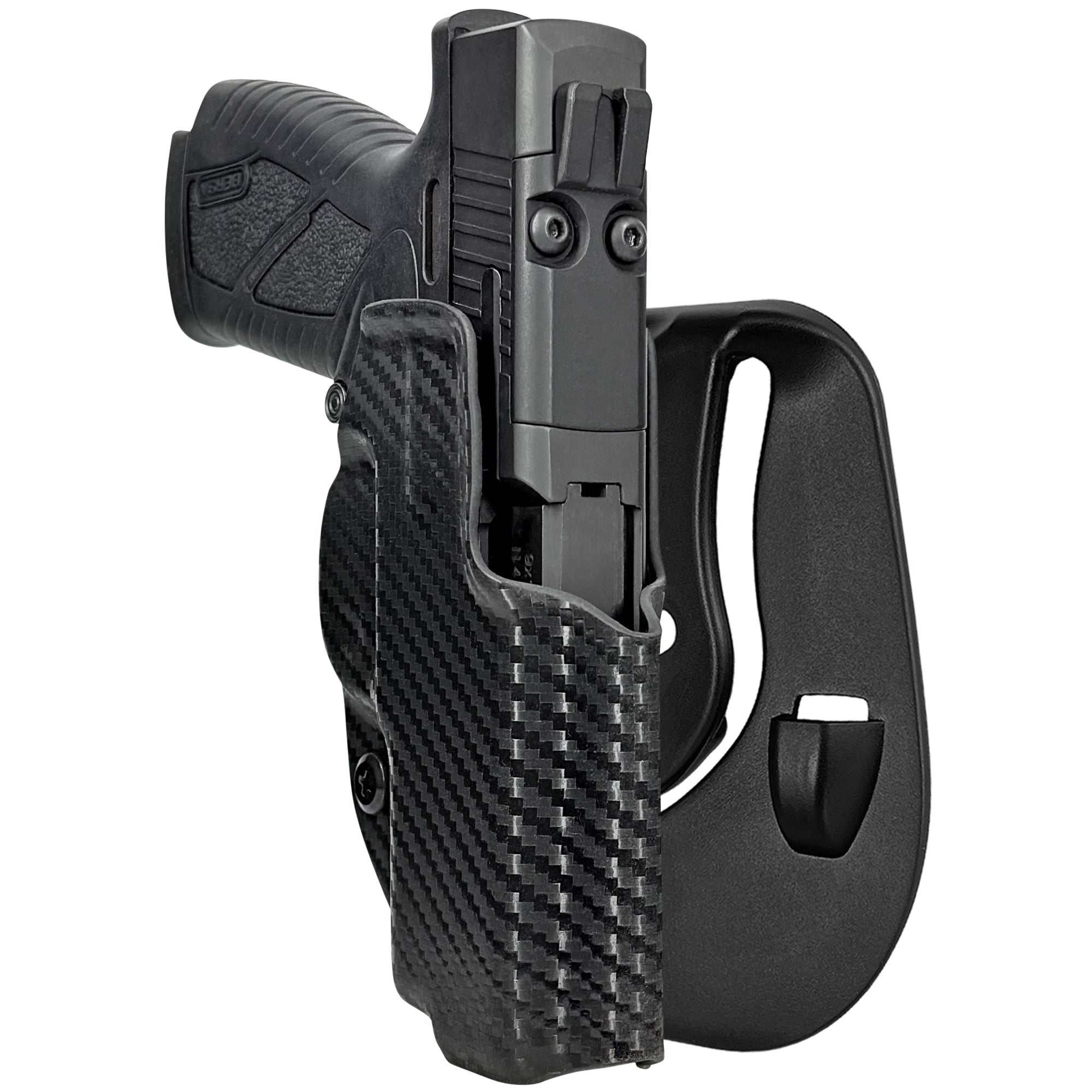 Bersa BP9CC OWB Paddle Holster in Carbon Fiber