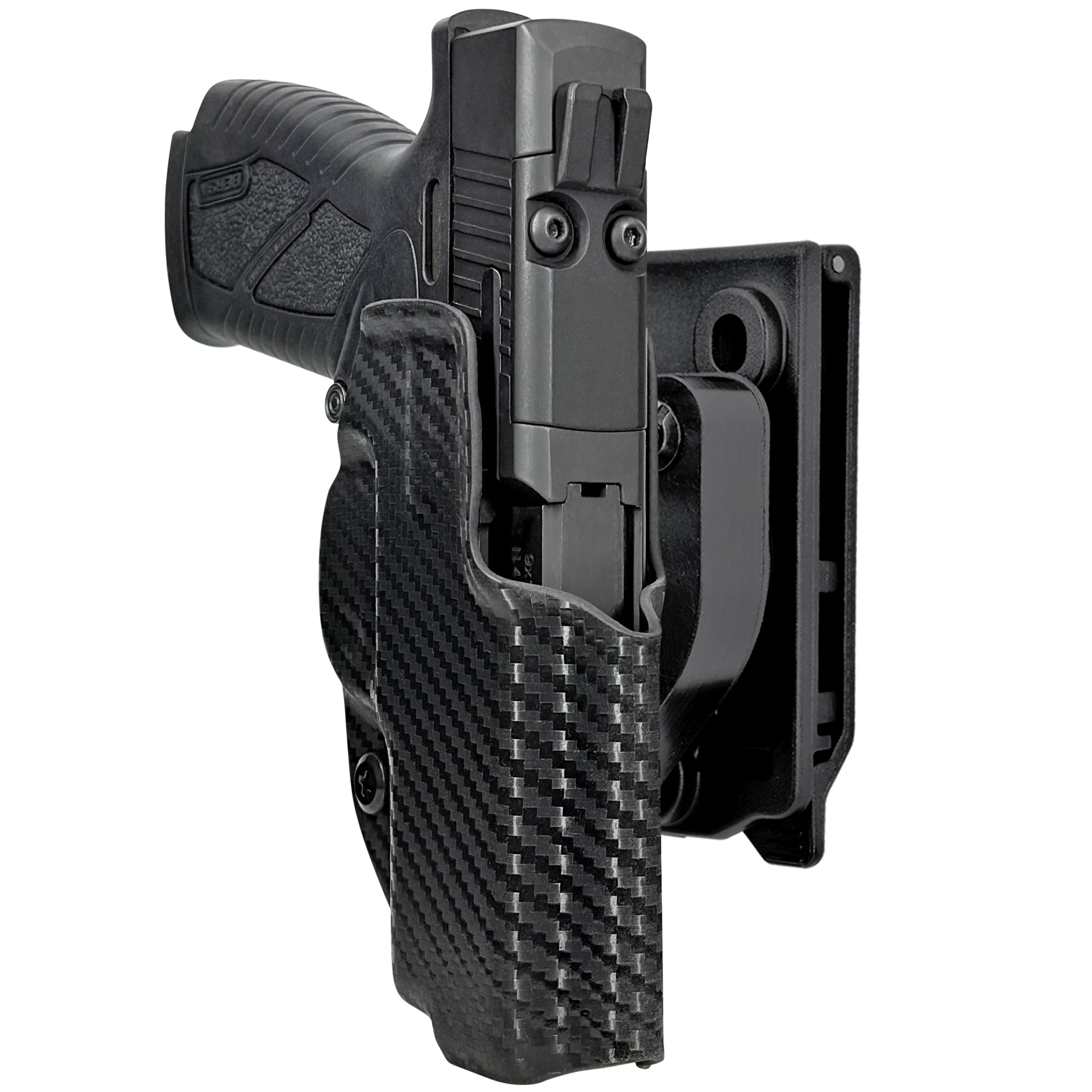 Bersa BP9CC Quick Release IDPA Holster in Carbon Fiber