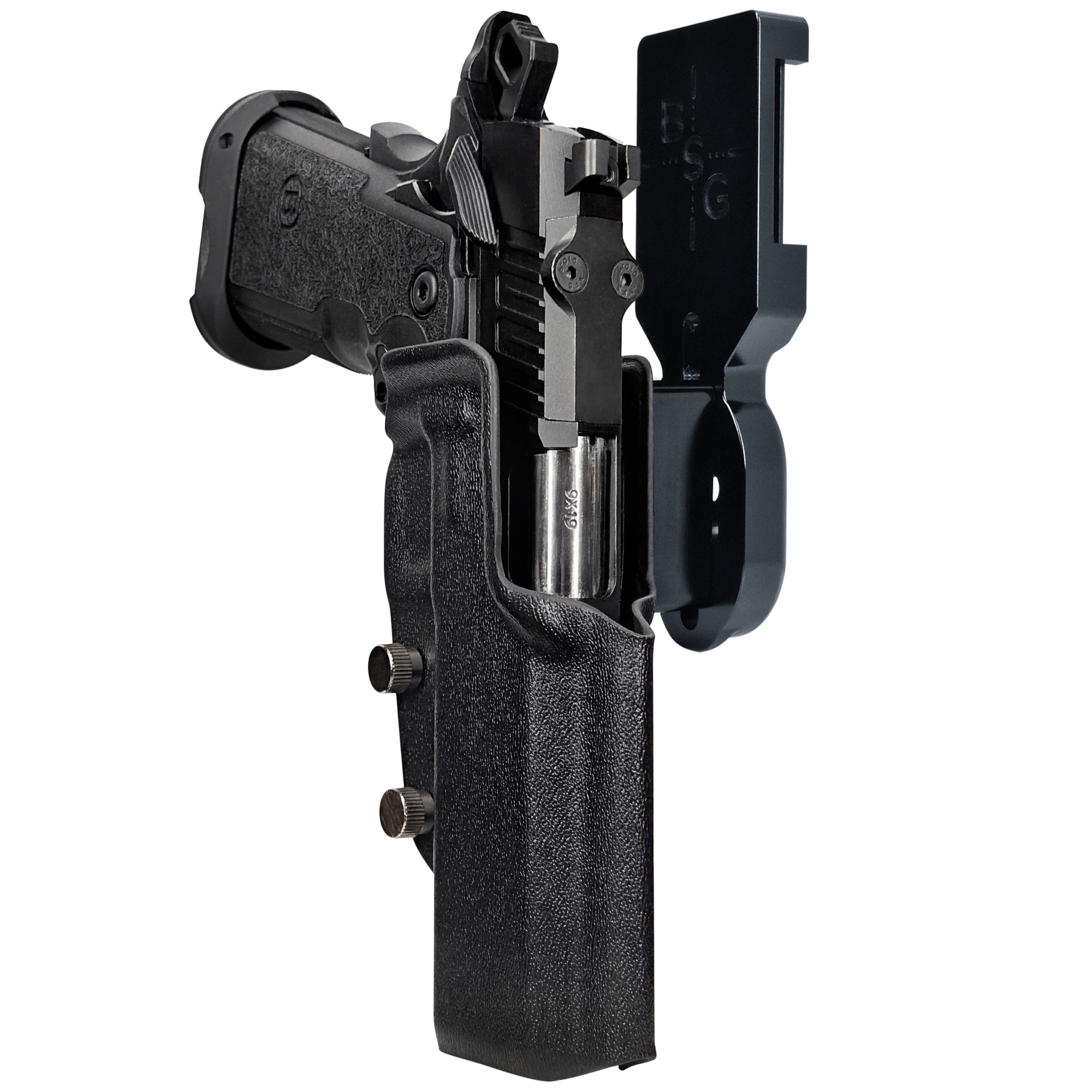 Bersa M2XI Pro Heavy Duty Competition Holster in Black / Black