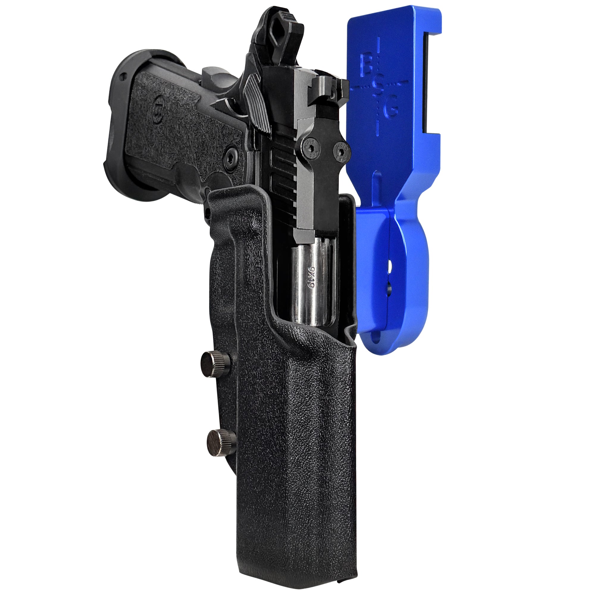 Bersa M2XI Pro Heavy Duty Competition Holster in Blue / Black