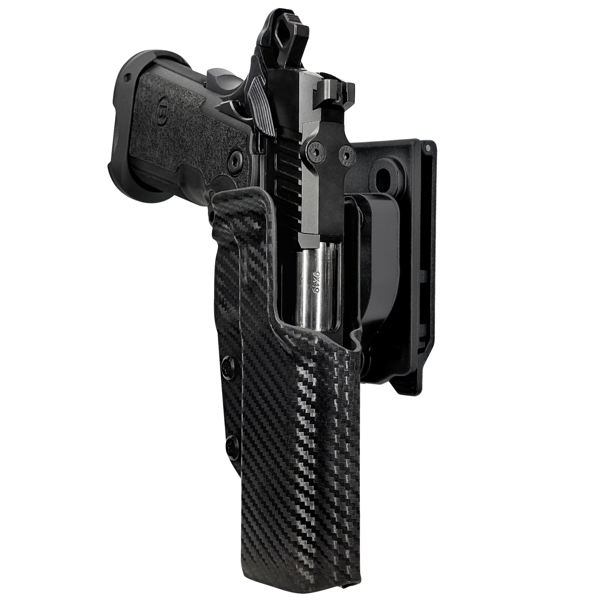 Bersa M2XI Quick Release IDPA Holster in Carbon Fiber