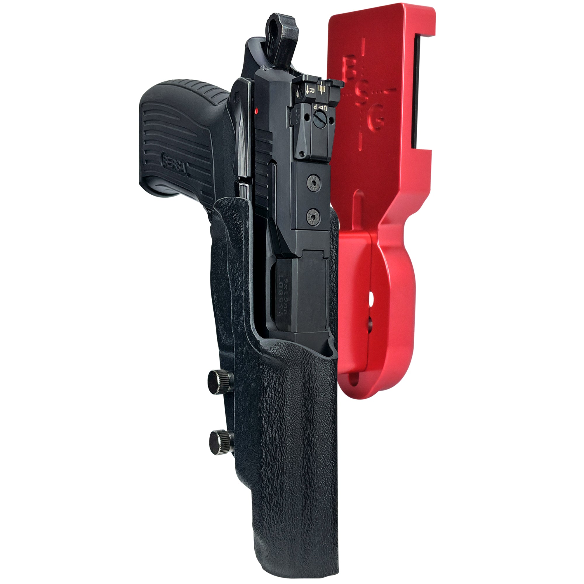 Bersa TPR9 XT Pro Heavy Duty Competition Holster Red / Black
