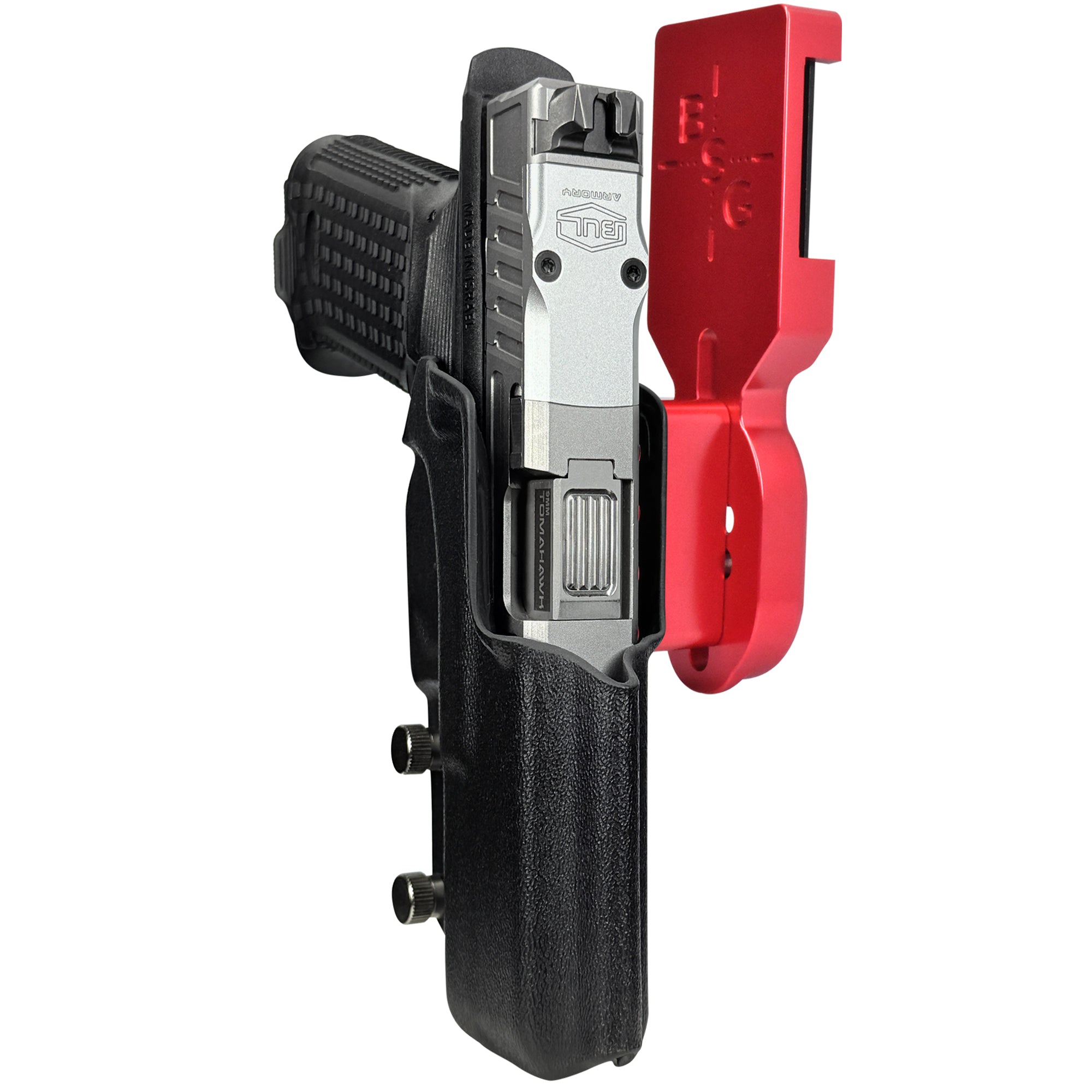 Bul AXE FS Hatchet Pro Heavy Duty Competition Holster in Red / Black