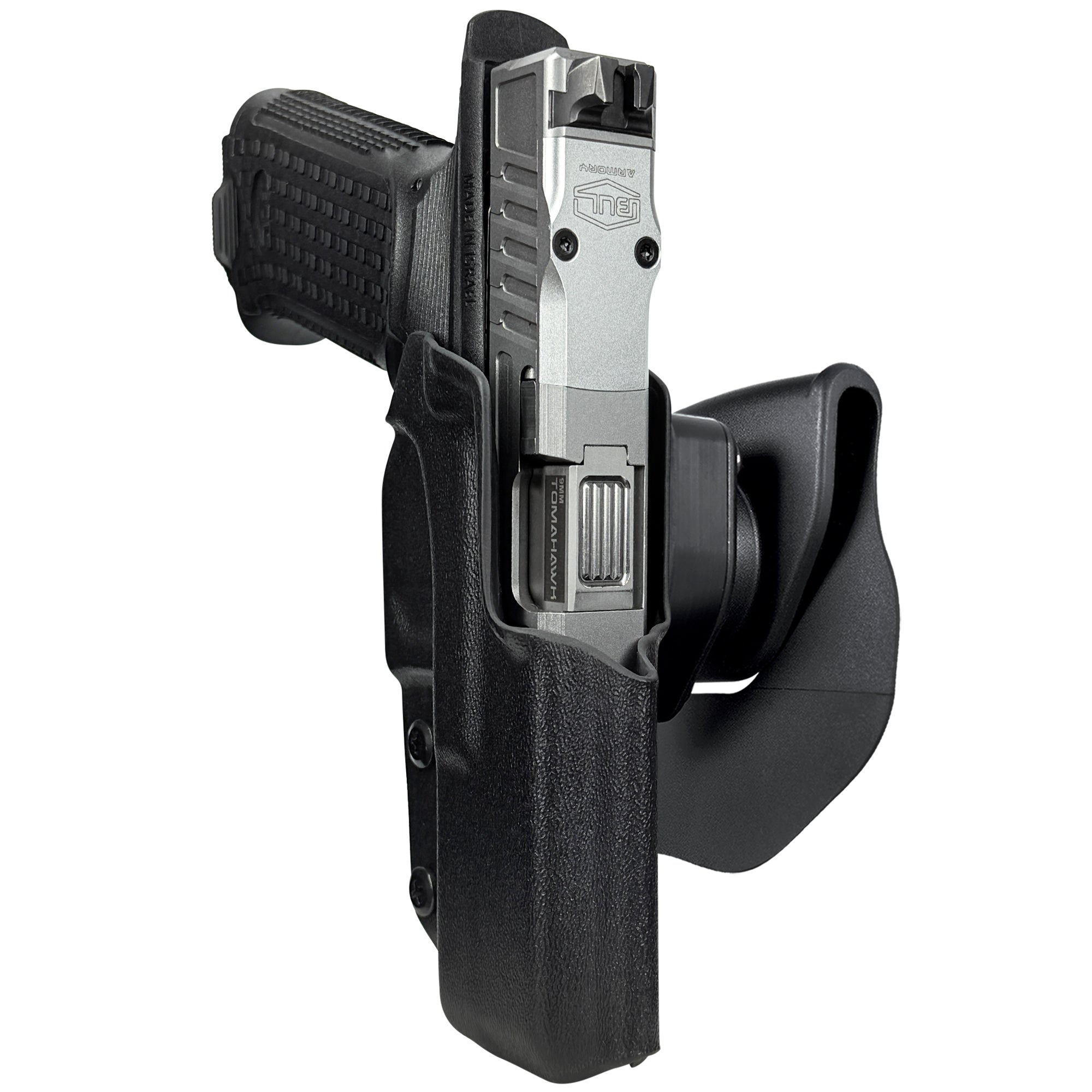 Bul AXE FS Hatchet OWB Quick Release Paddle Holster in Black