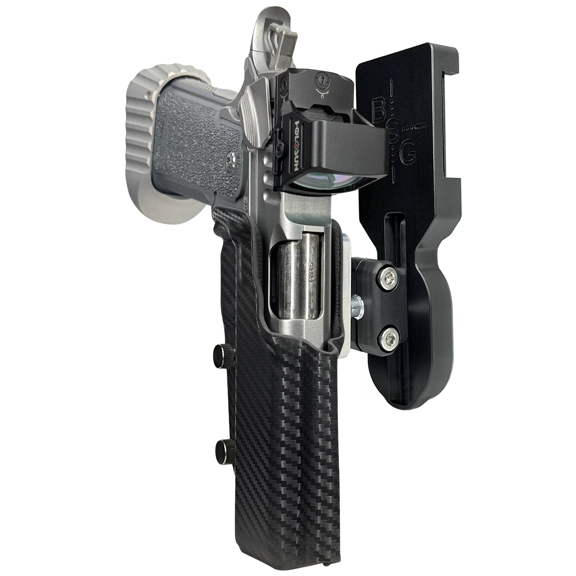 Bul Armory Blaze Pro Ball Joint Competition Holster in Carbon Fiber