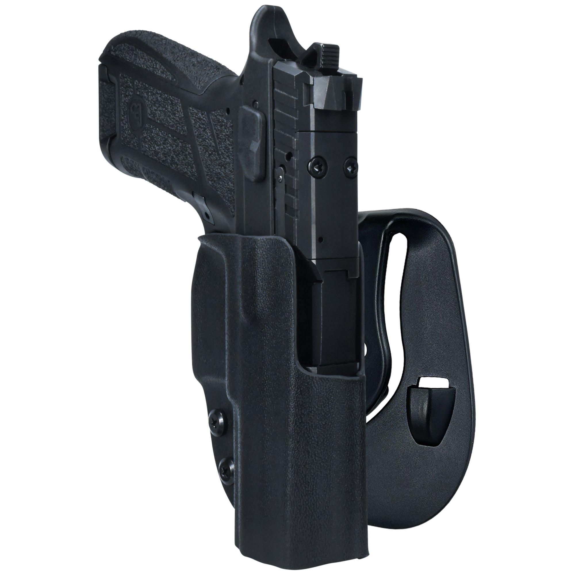CZ P-09 C Nocturne OWB Paddle Holster in Black