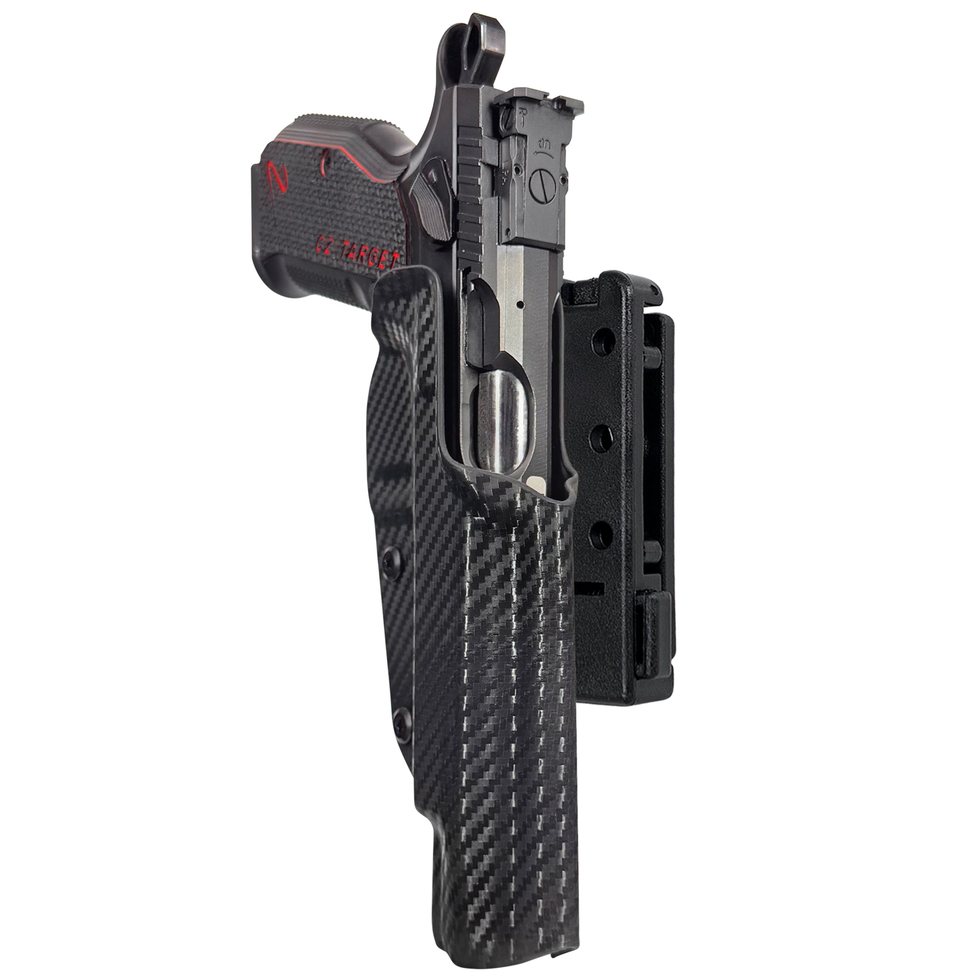 CZ Shadow 2 Target 6'' - No Weight Pro IDPA Competition Holster in Carbon Fiber