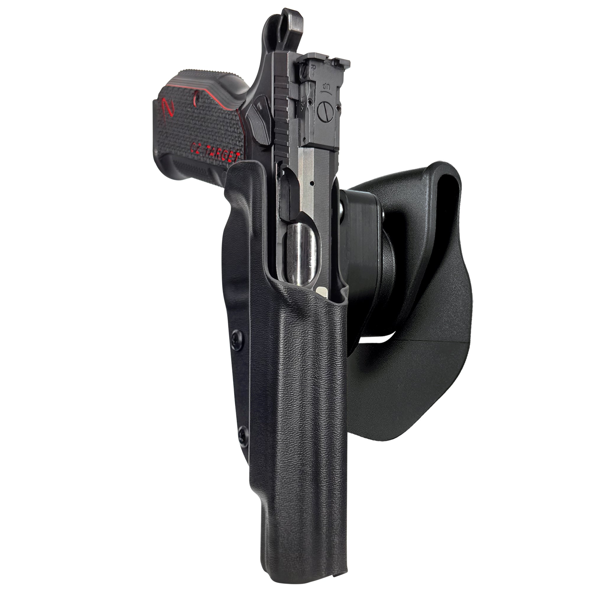 CZ Shadow 2 Target 6'' - No Weight OWB Quick Release Paddle Holster in Black