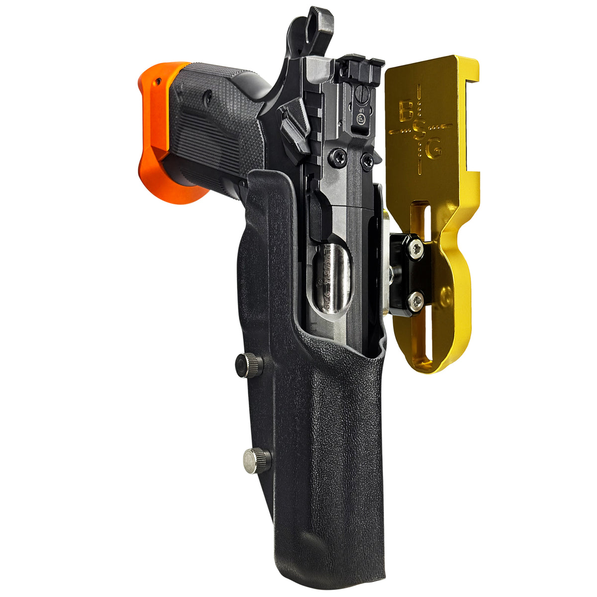 CZ Tactical Sport 3 Orange 24K Gold Pro Ball Joint Competition Holster
