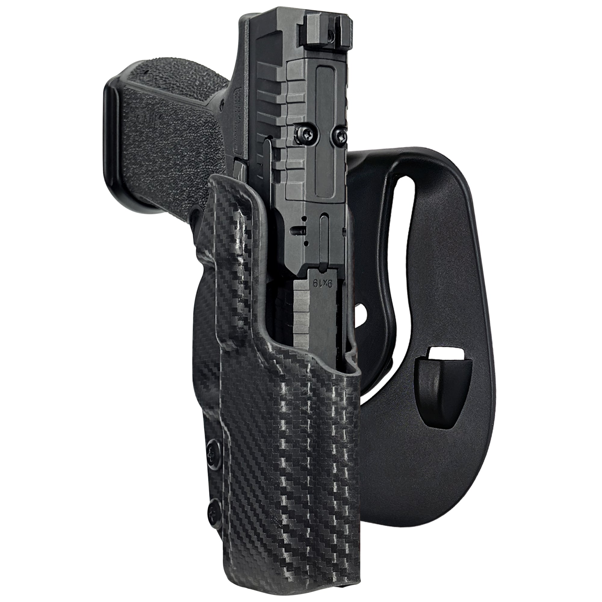 Canik METE MC9 PRIME OWB Paddle Holster in Carbon Fiber