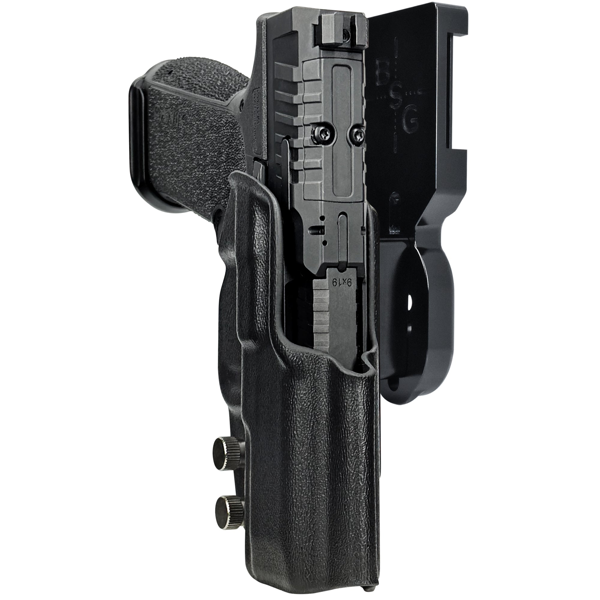 Canik METE MC9 PRIME Pro Heavy Duty Competition Holster in Black / Black