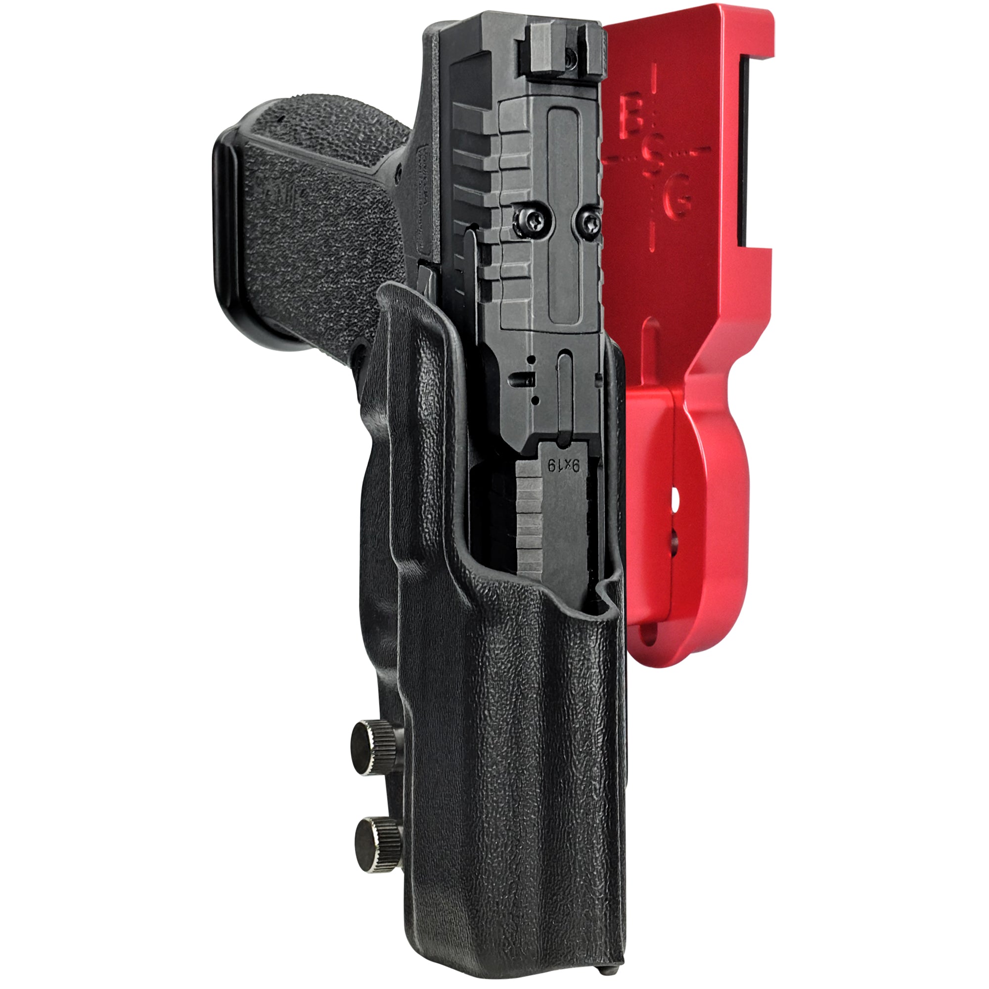 Canik METE MC9 PRIME Pro Heavy Duty Competition Holster in Red / Black
