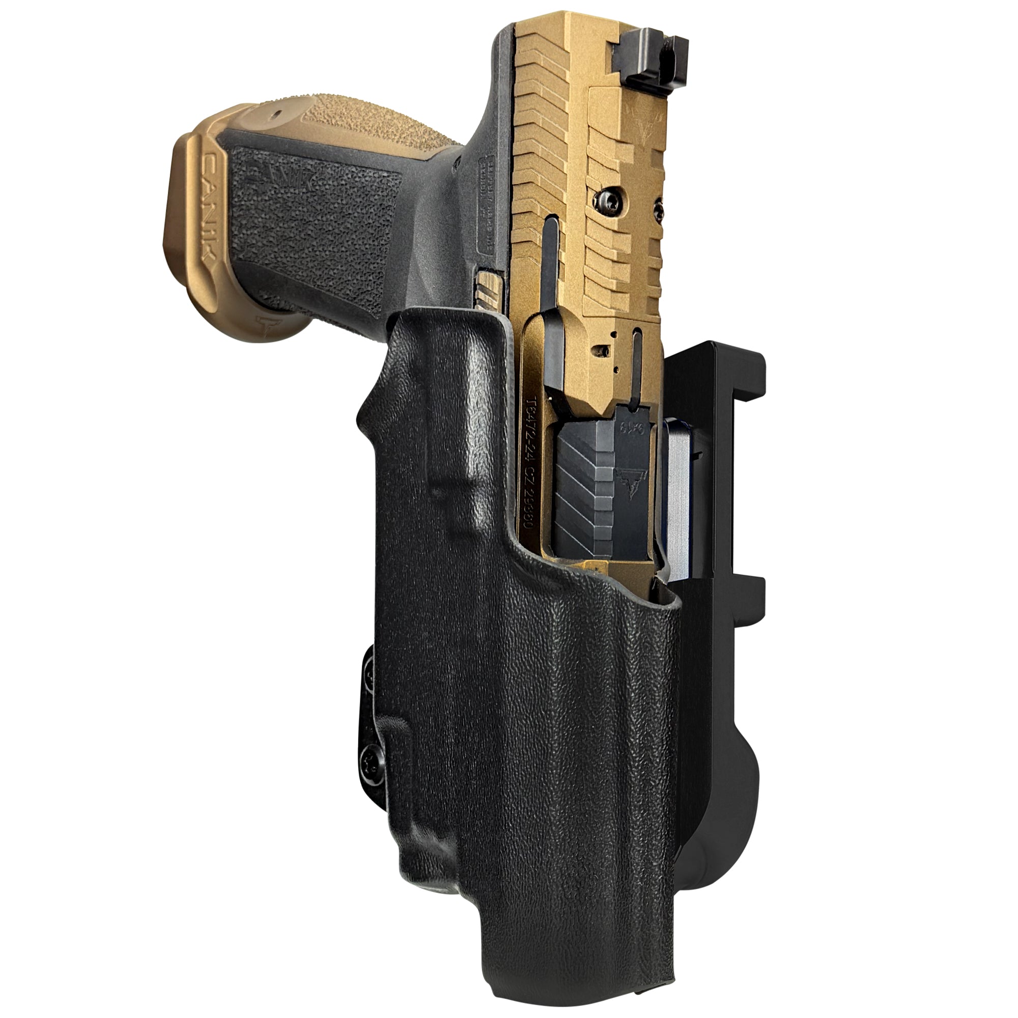 TTI Combat TLR-7X IDPA Quick Mount Holster with Black Belt Attachment, Black Holster Shell