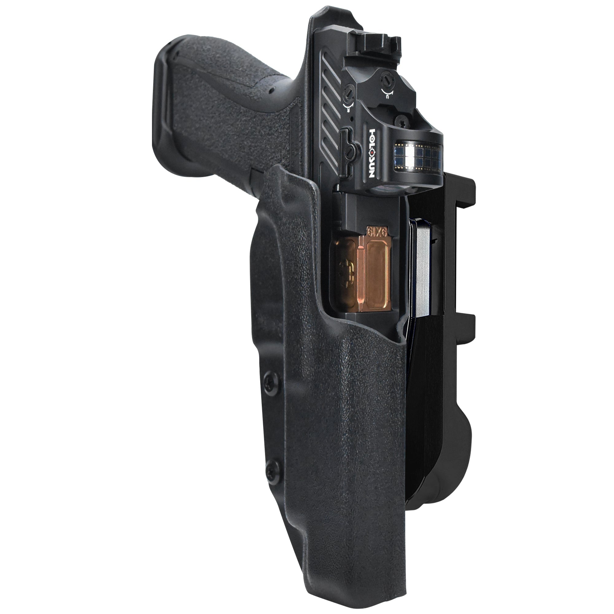 Shadow Systems DR920L IDPA Quick Mount Holster with Black Belt Attachment, Black Holster Shell