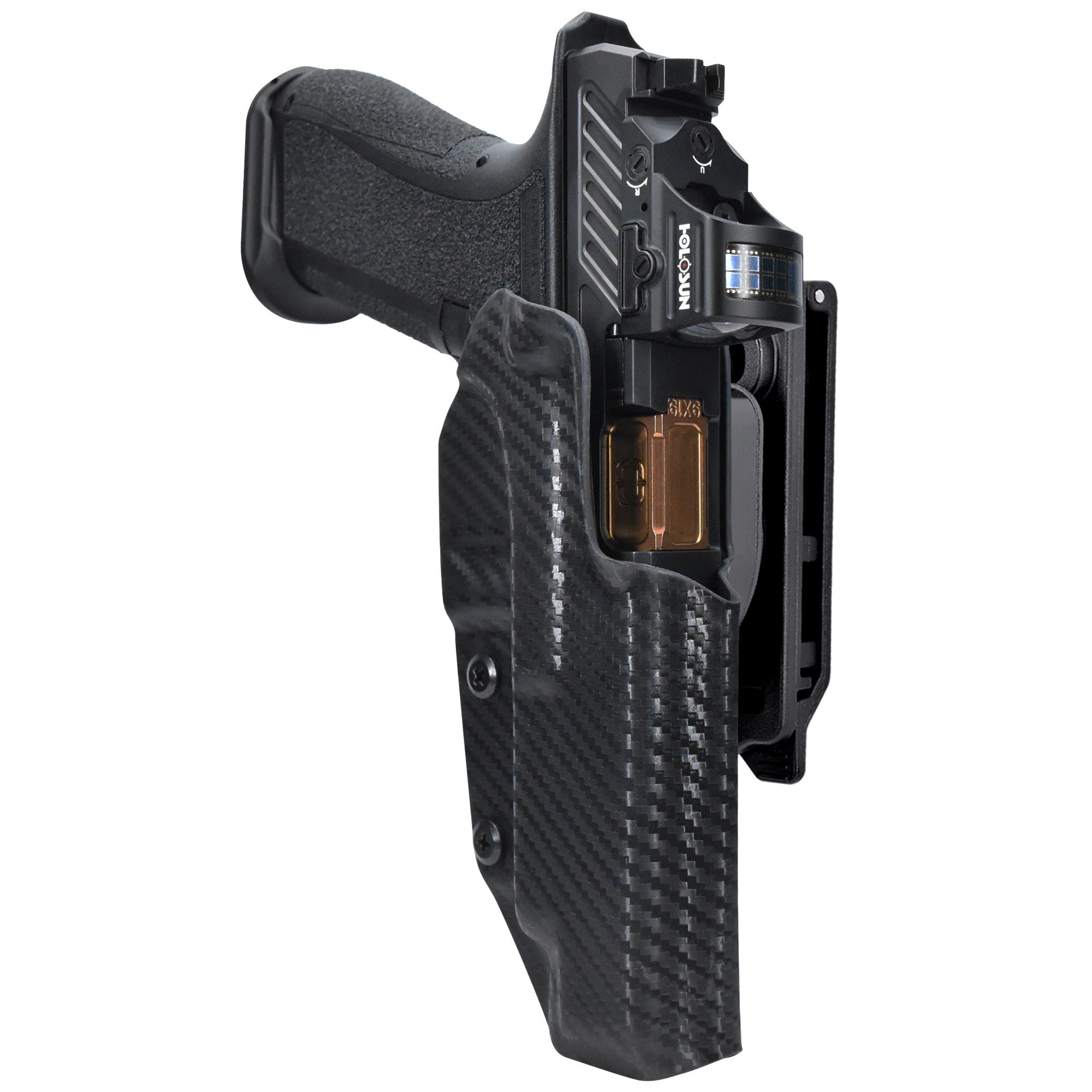 Shadow Systems DR920L Elite Quick Release IDPA Holster in Carbon Fiber