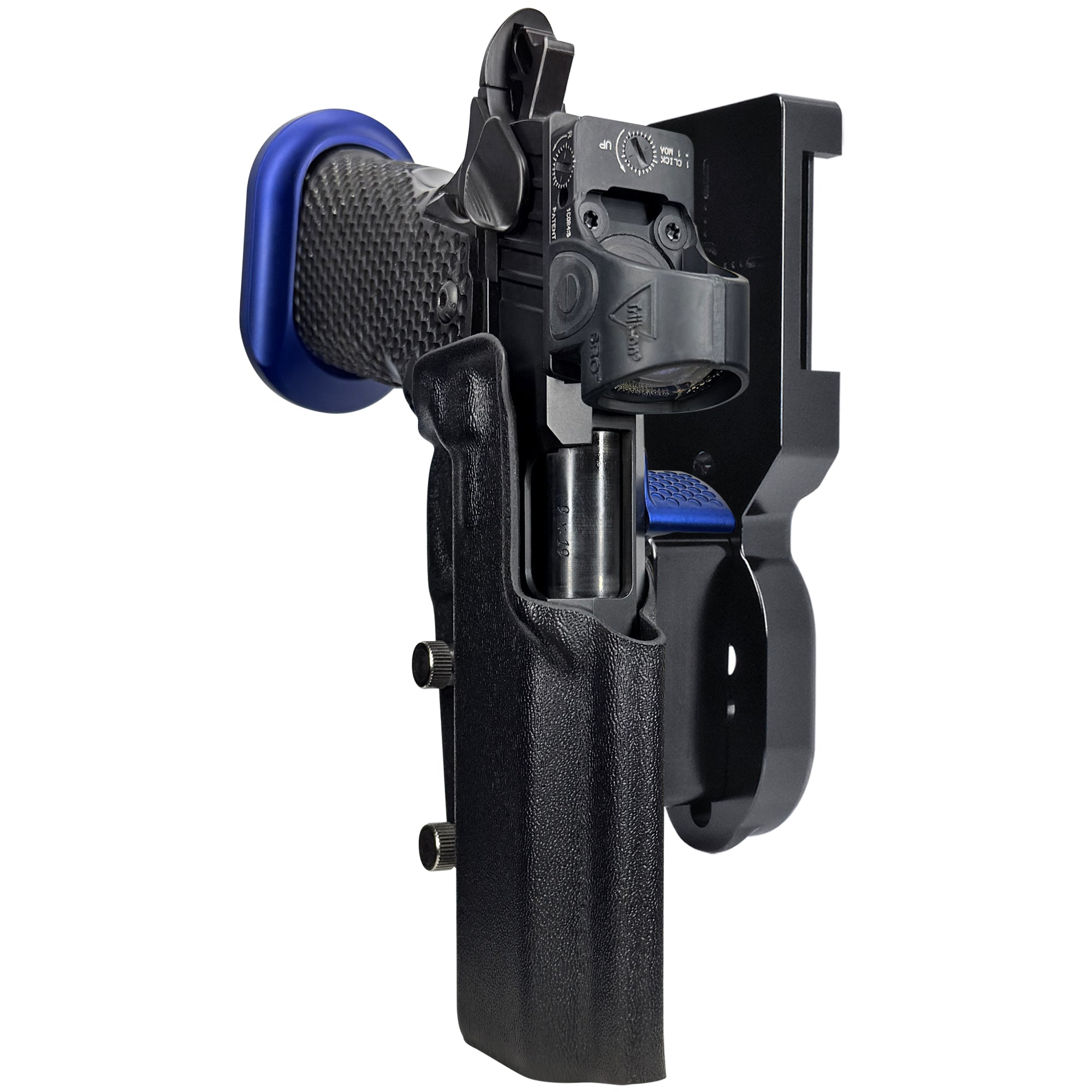 MPA DS9 LOC V2 Pro Heavy Duty Competition Holster in Black / Black