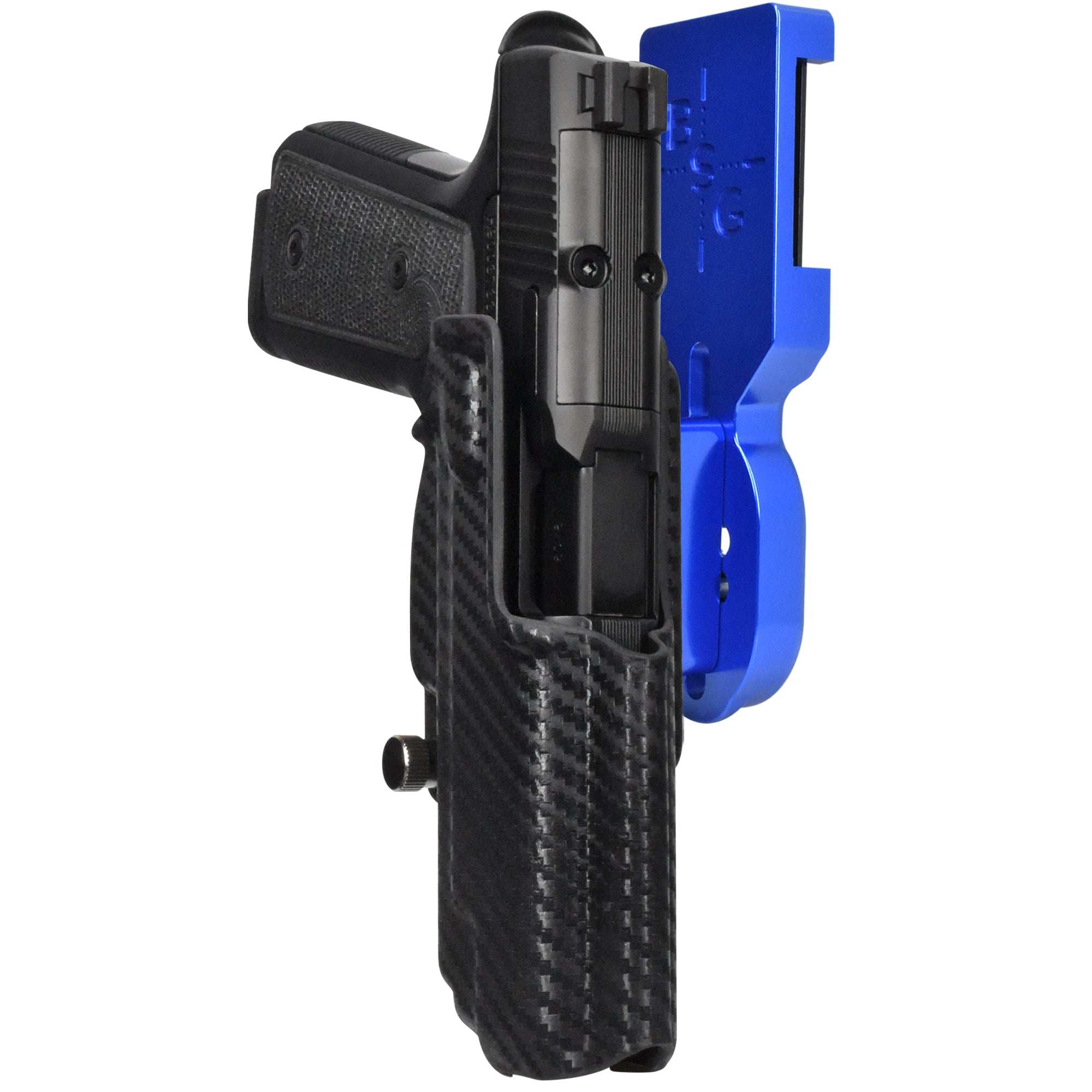 Daniel Defense H9 Pro Heavy Duty Competition Holster in Blue / Carbon Fiber