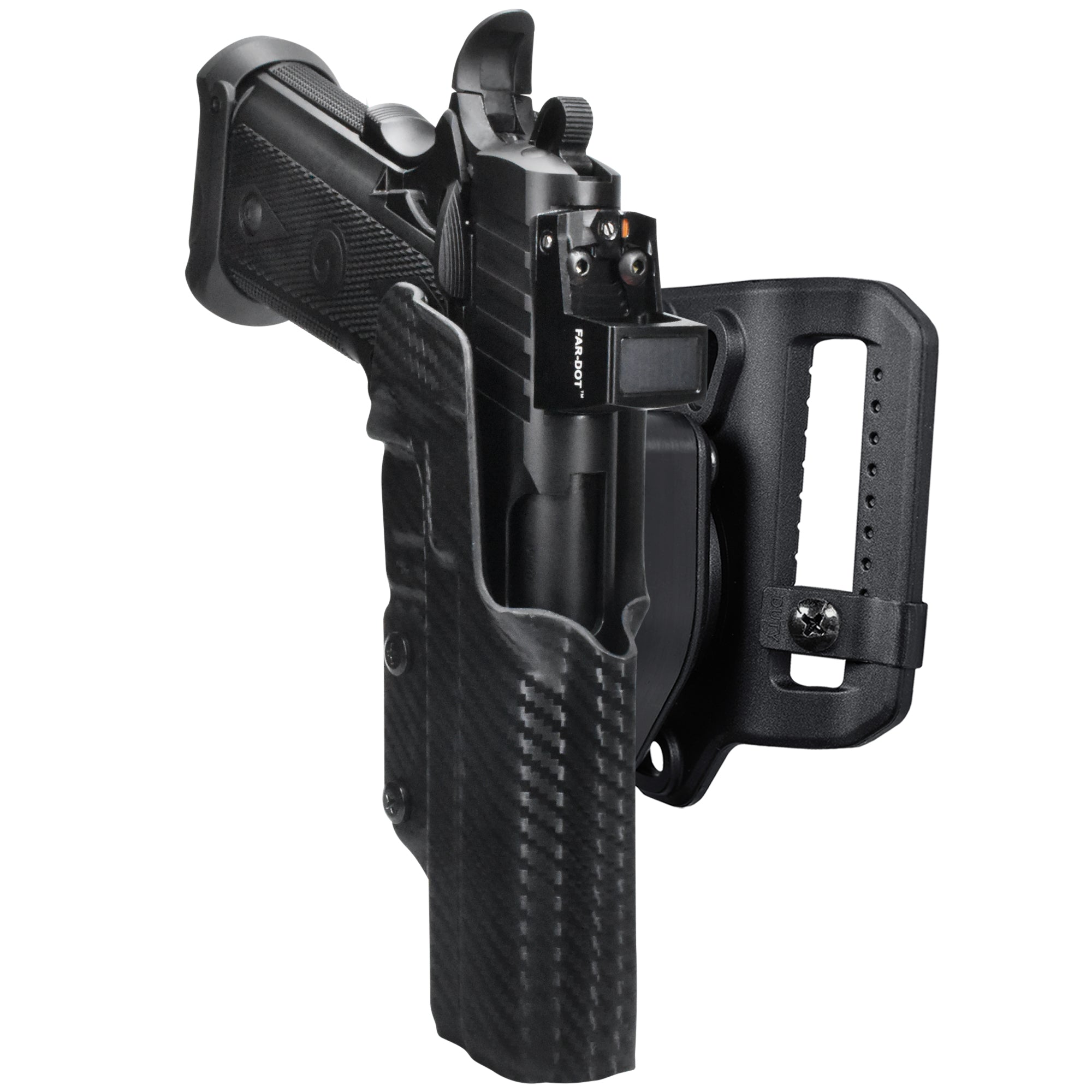 Girsan Witness 2311 Quick Release Belt Loop Holster in Carbon Fiber