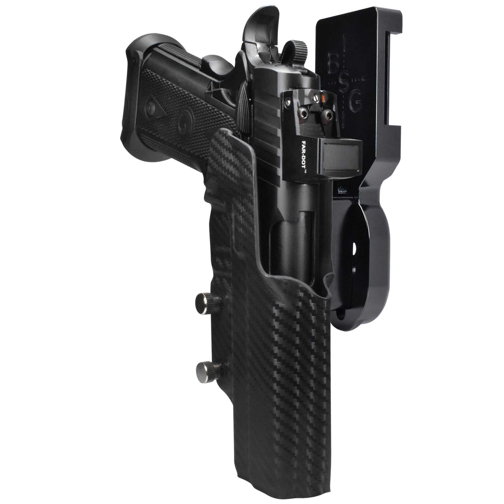 Girsan Witness 2311 Pro Heavy Duty Competition Holster in Black / Carbon Fiber