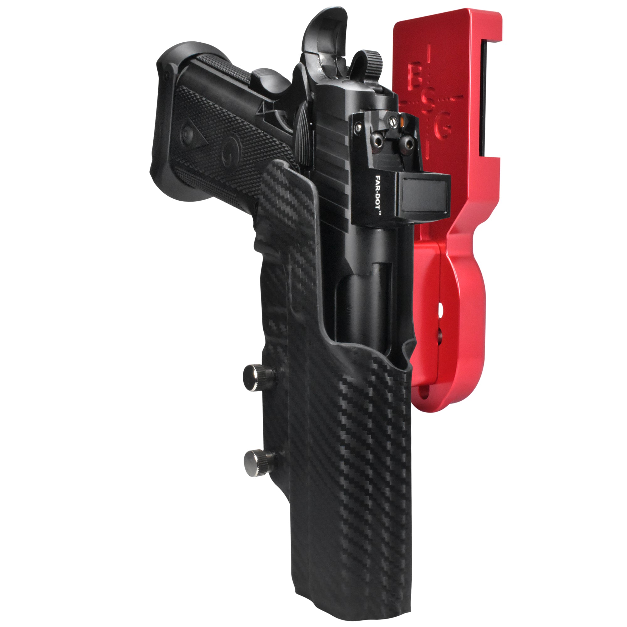 Girsan Witness 2311 Pro Heavy Duty Competition Holster in Red / Carbon Fiber