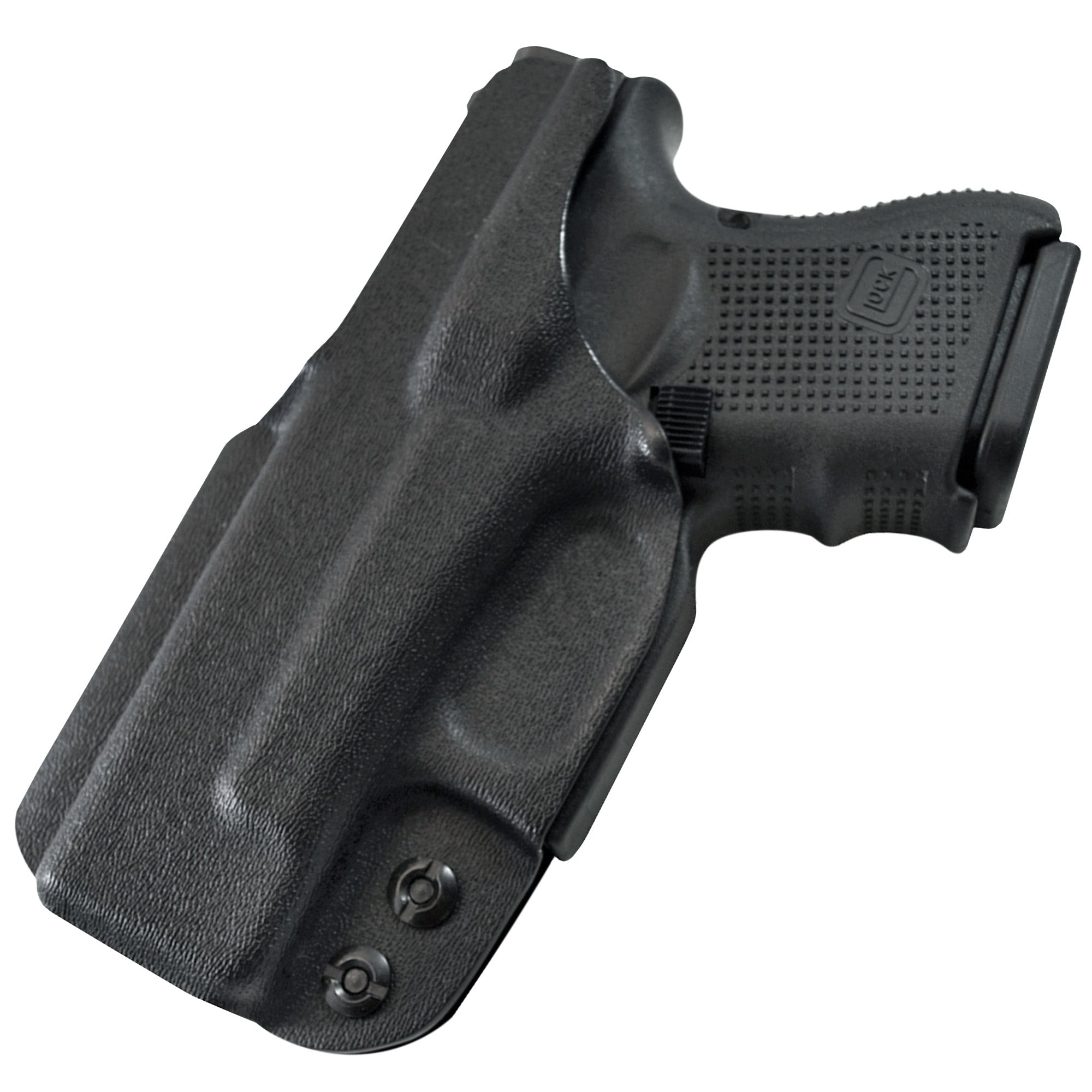 Glock 26, 27, 33 (Gen 5) Inside the Waistband Holster in Black - Rear