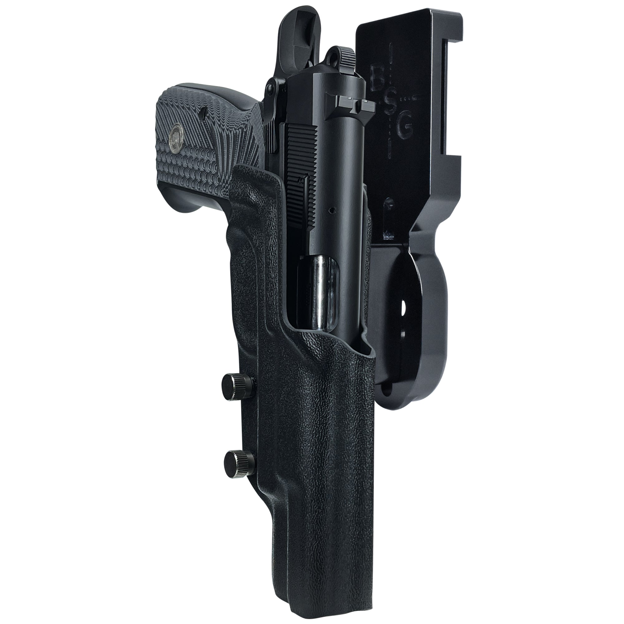 Girsan MC P35 Match Pro Heavy Duty Competition Holster in Black / Black