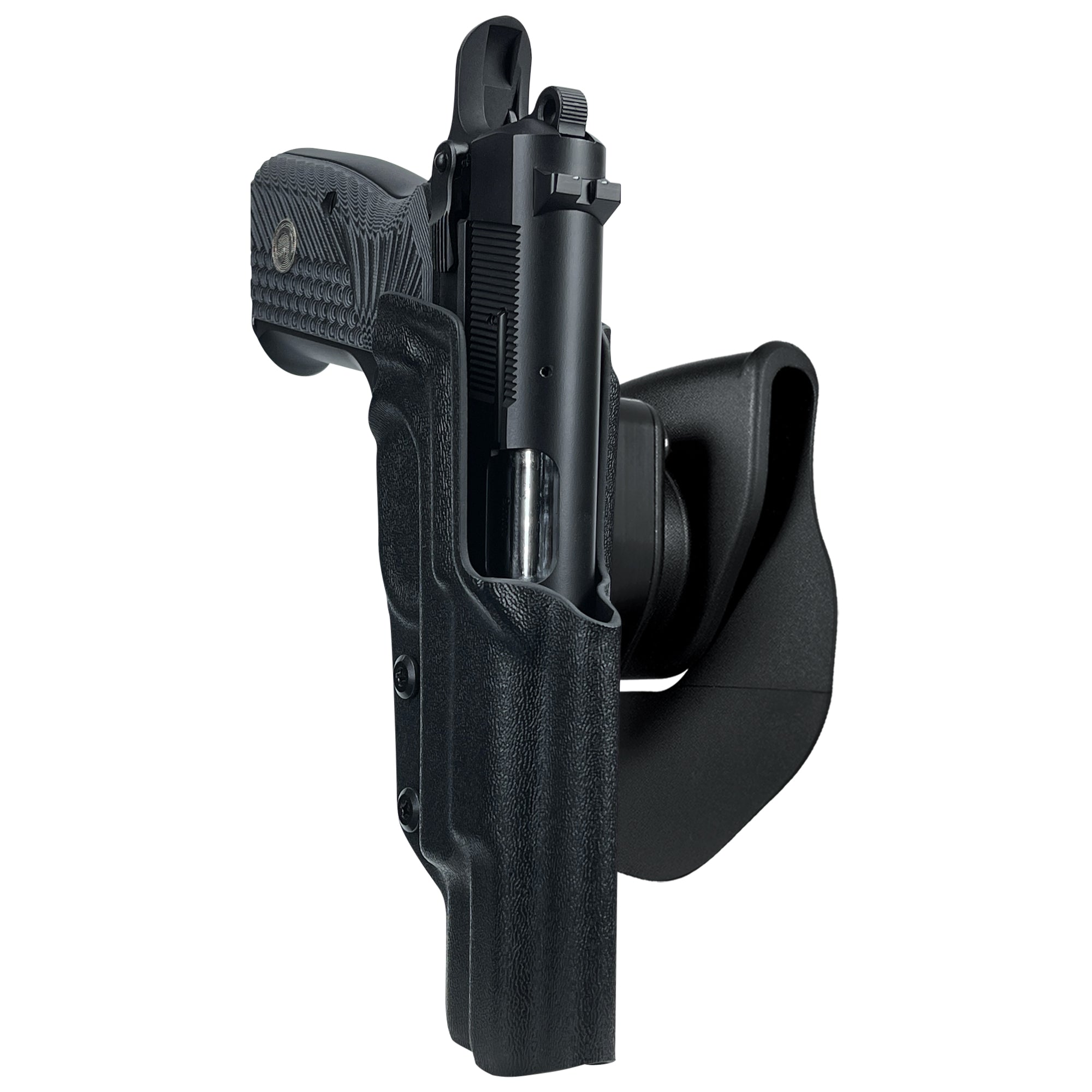 Girsan MC P35 Match OWB Quick Release Paddle Holster in Black